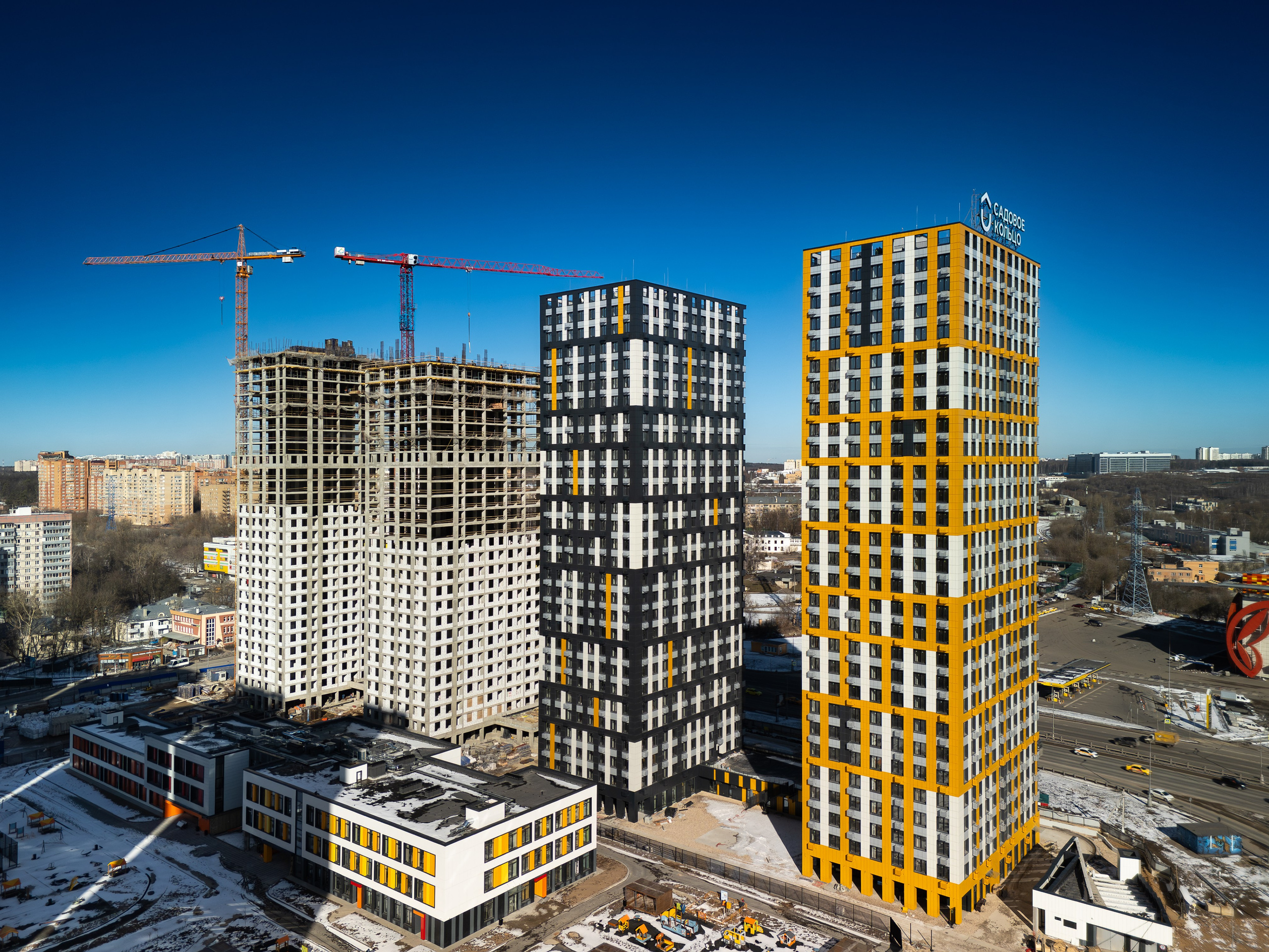 Архитектура и недвижимость. Ход строительства. Съемка с дрона. Профессиональное решение для частных лиц и бизнеса