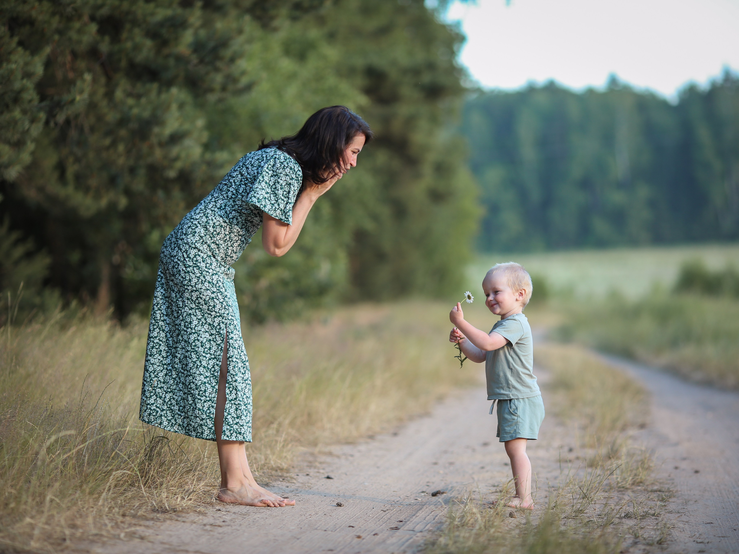 Семейная фотосессия на природе, фотограф Звенигород, семейный фотограф. Фотограф Олеся Бакалина