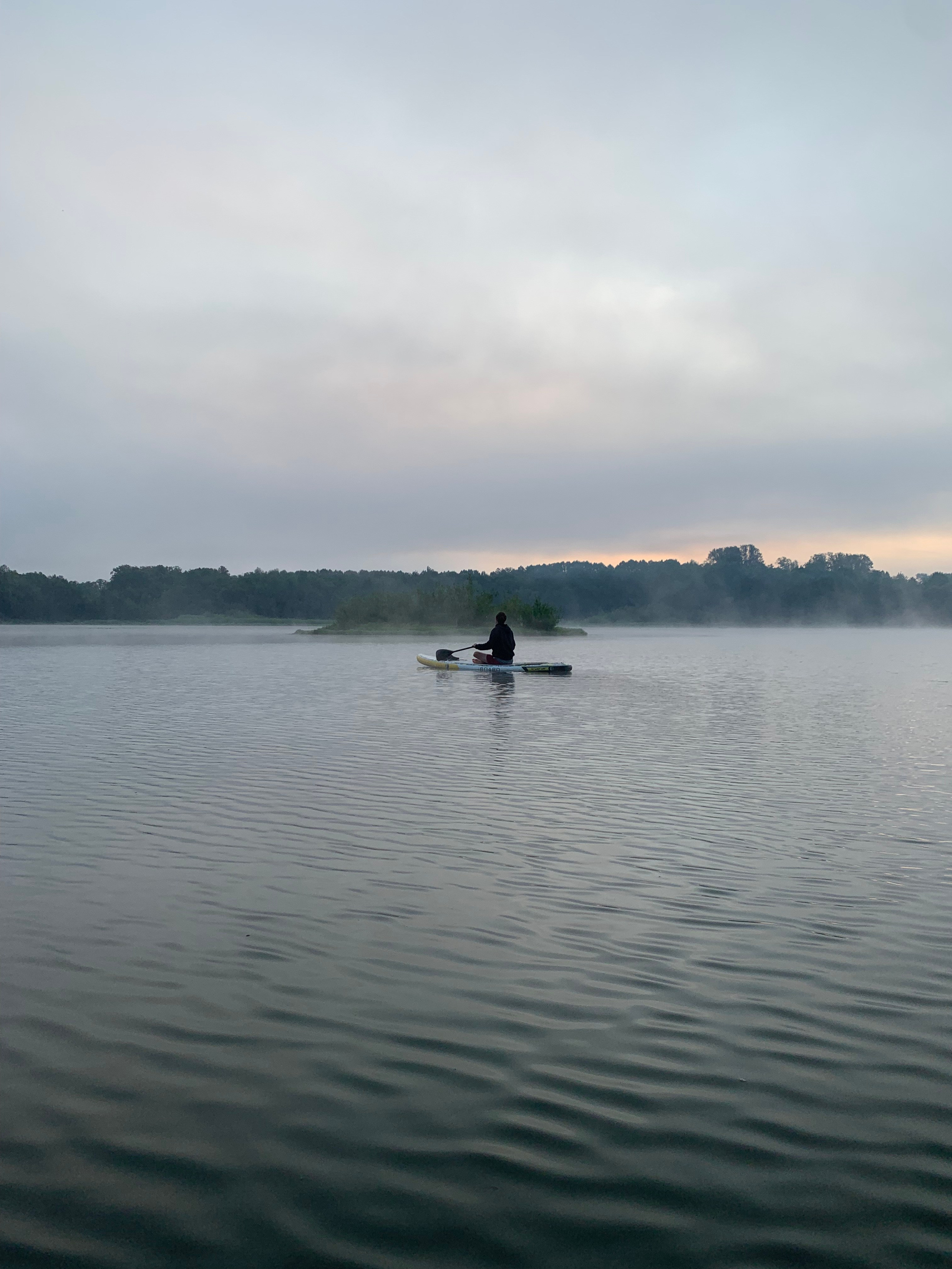 Рассвет на сапах в Сипайловских карьерах