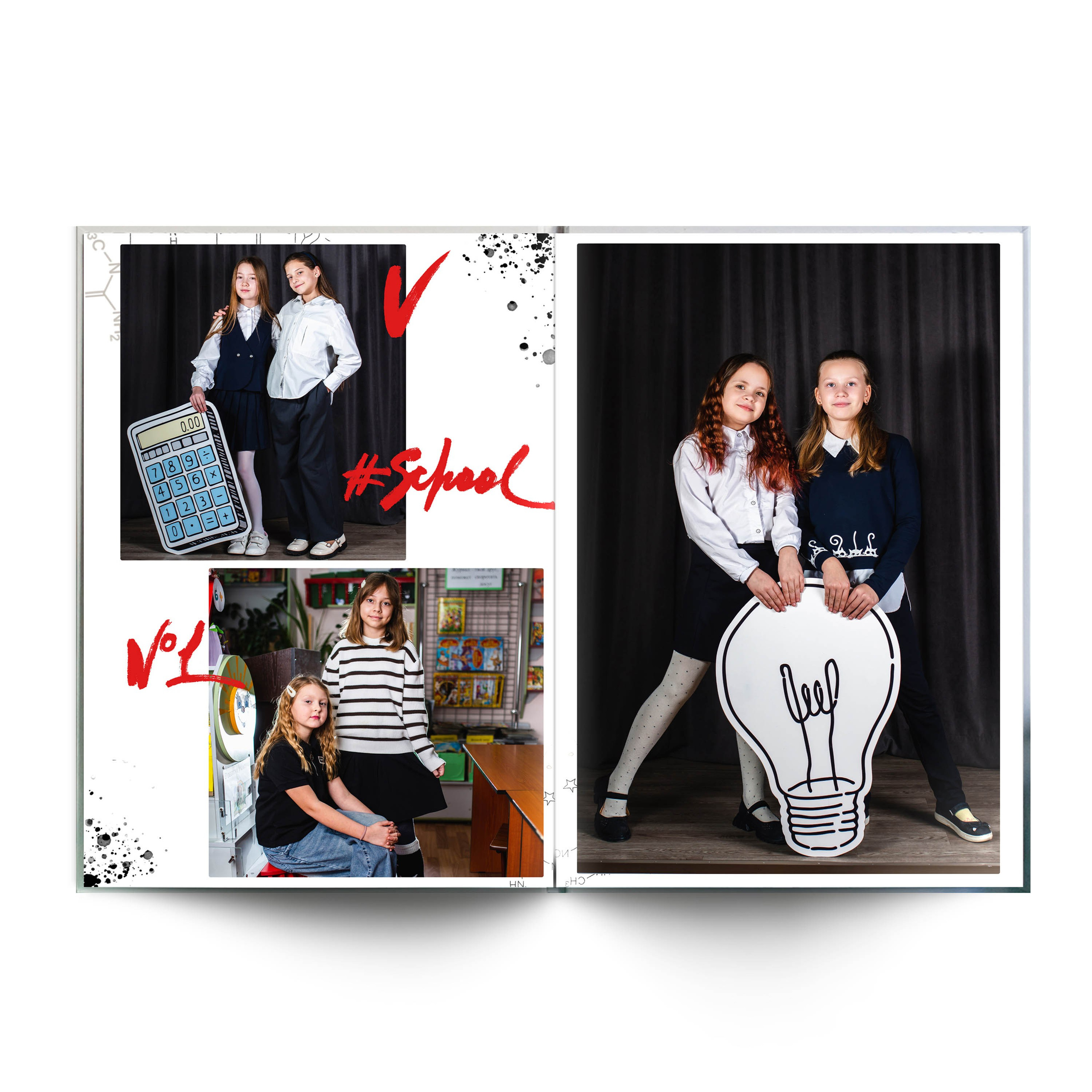 4 класс Альбом ПРЕМИУМ. Школьные фотографы Сергей и Олеся Мельниковы