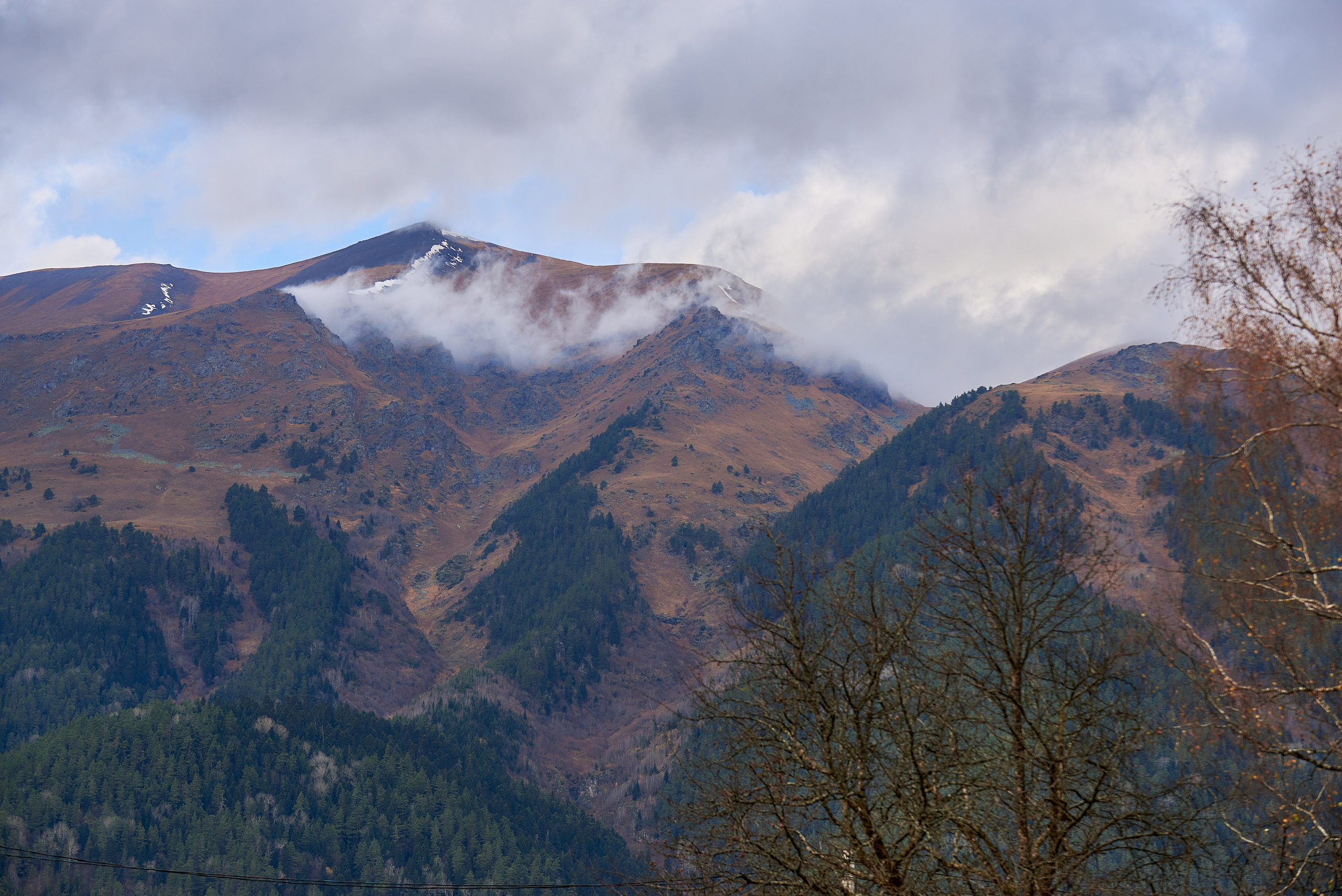 Кавказские горы. Пейзажные фото.