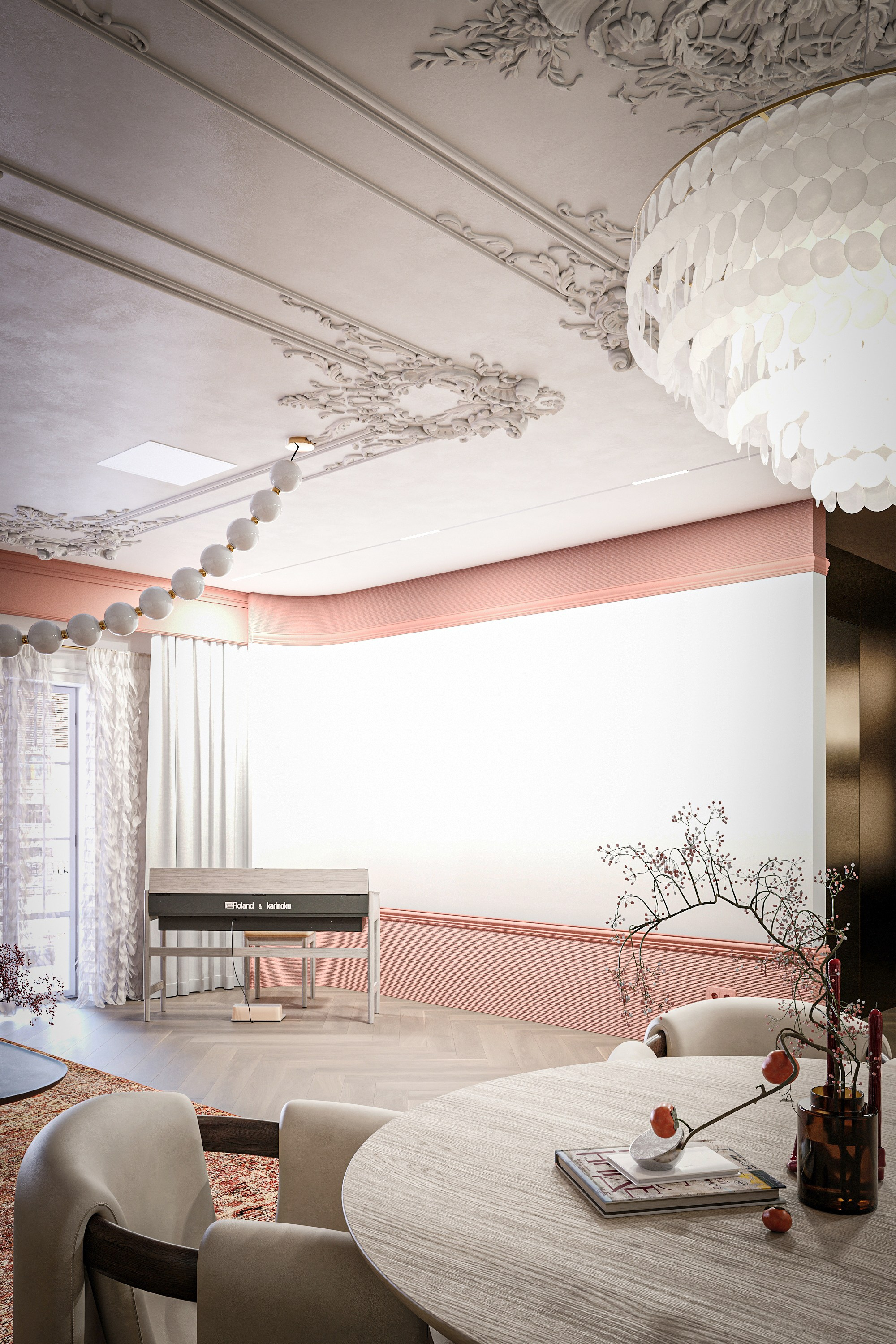 Интерьер кухни-гостиной: сочетание классики и современности. Дизайн интерьера и экстерьера в Санкт-Петербурге Яна Емельянова