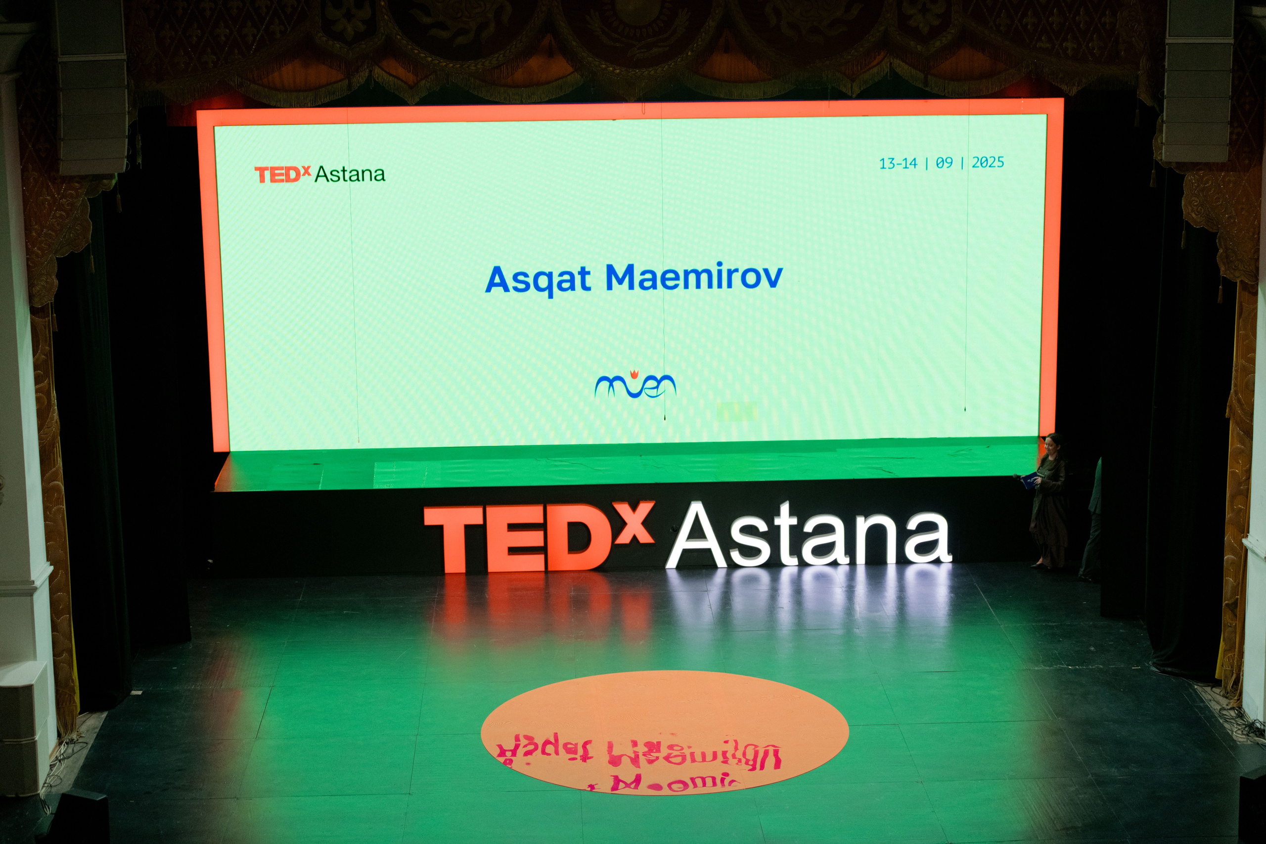 TEDxASTANA. OSPAN ALI photographer