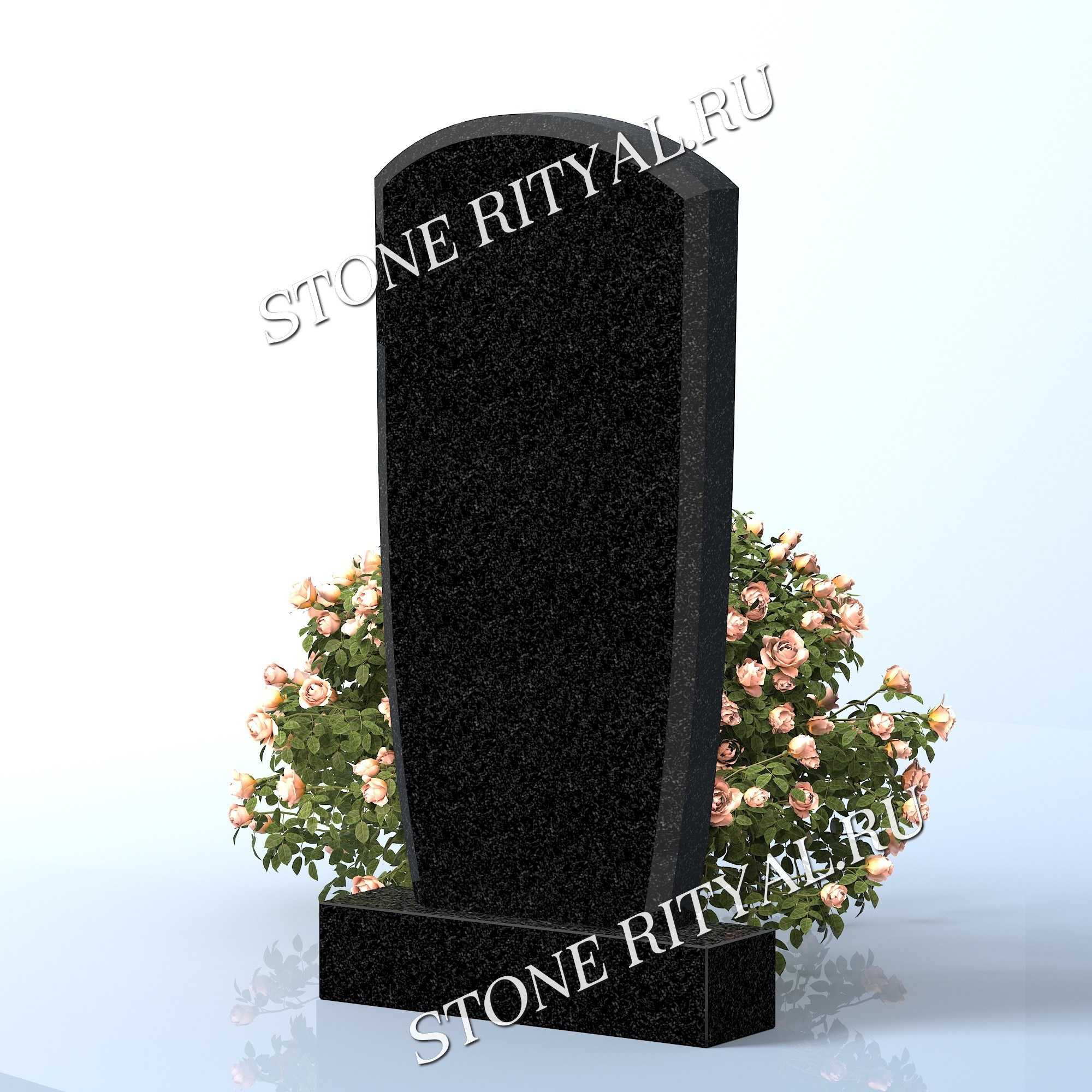 Вертикальные памятники прямые. Изготовление и установка памятников в Москве и МО