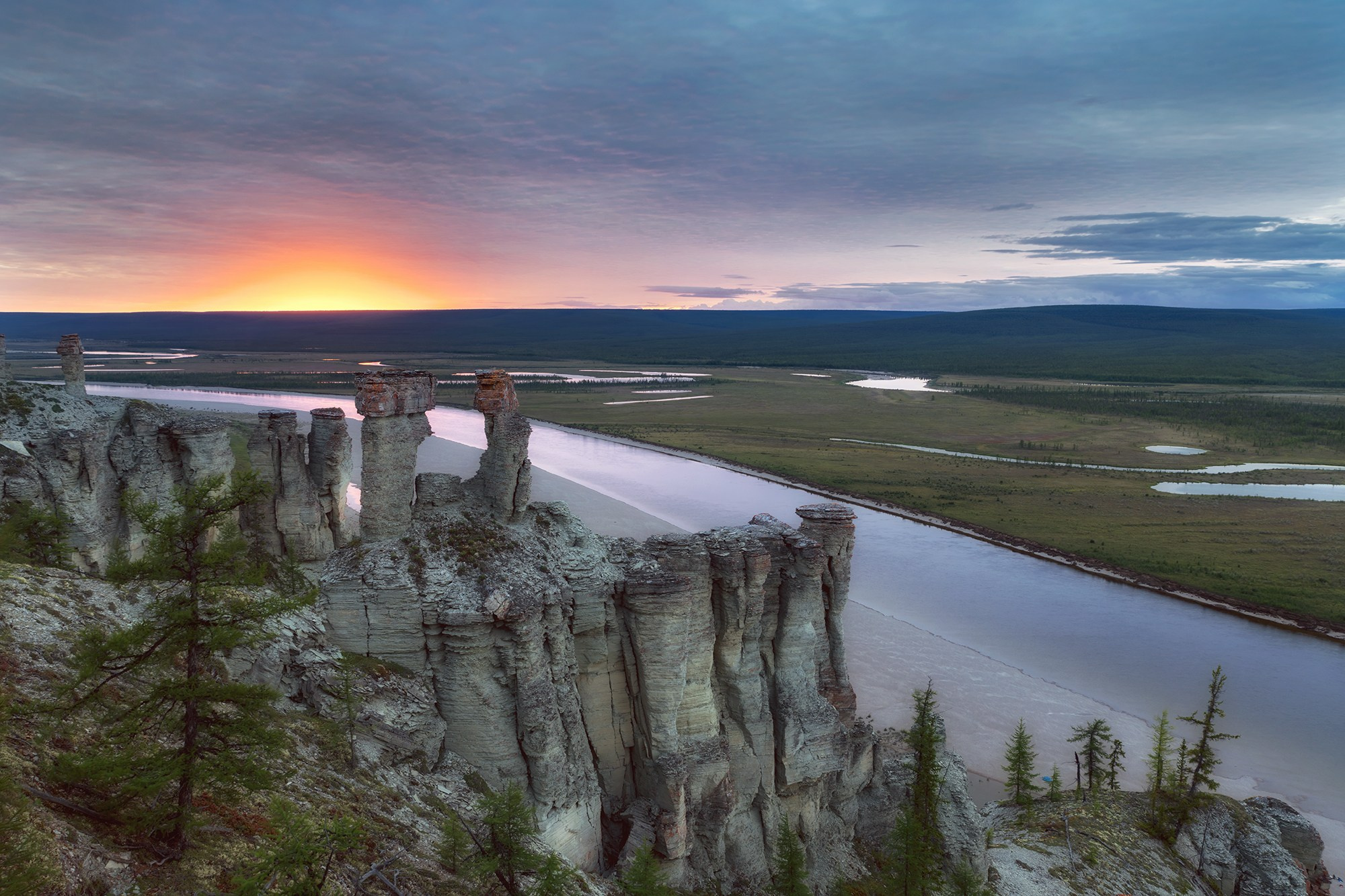 Верхнее течение реки Оленёк. 086-0838