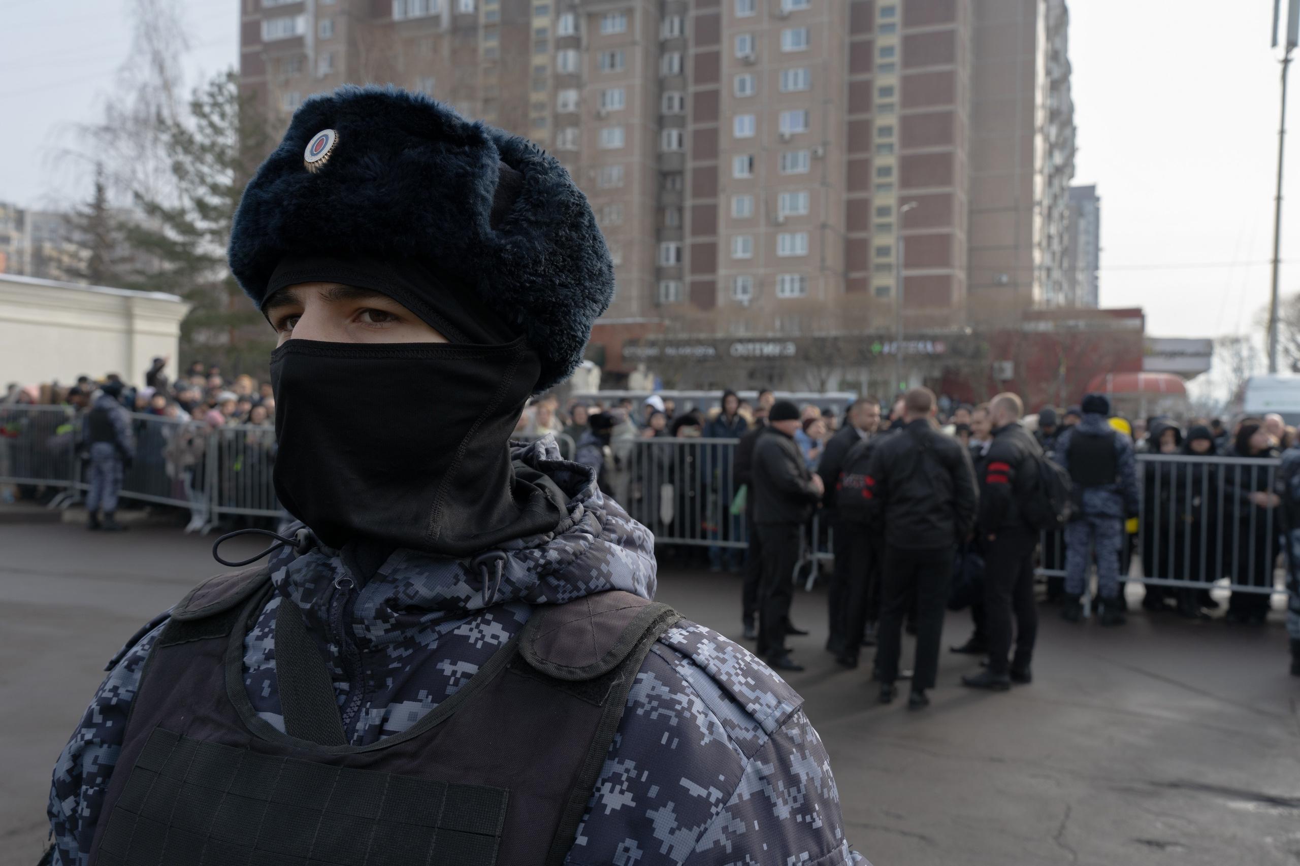 Funeral of Alexei Navalny. Ksenia Maksimova