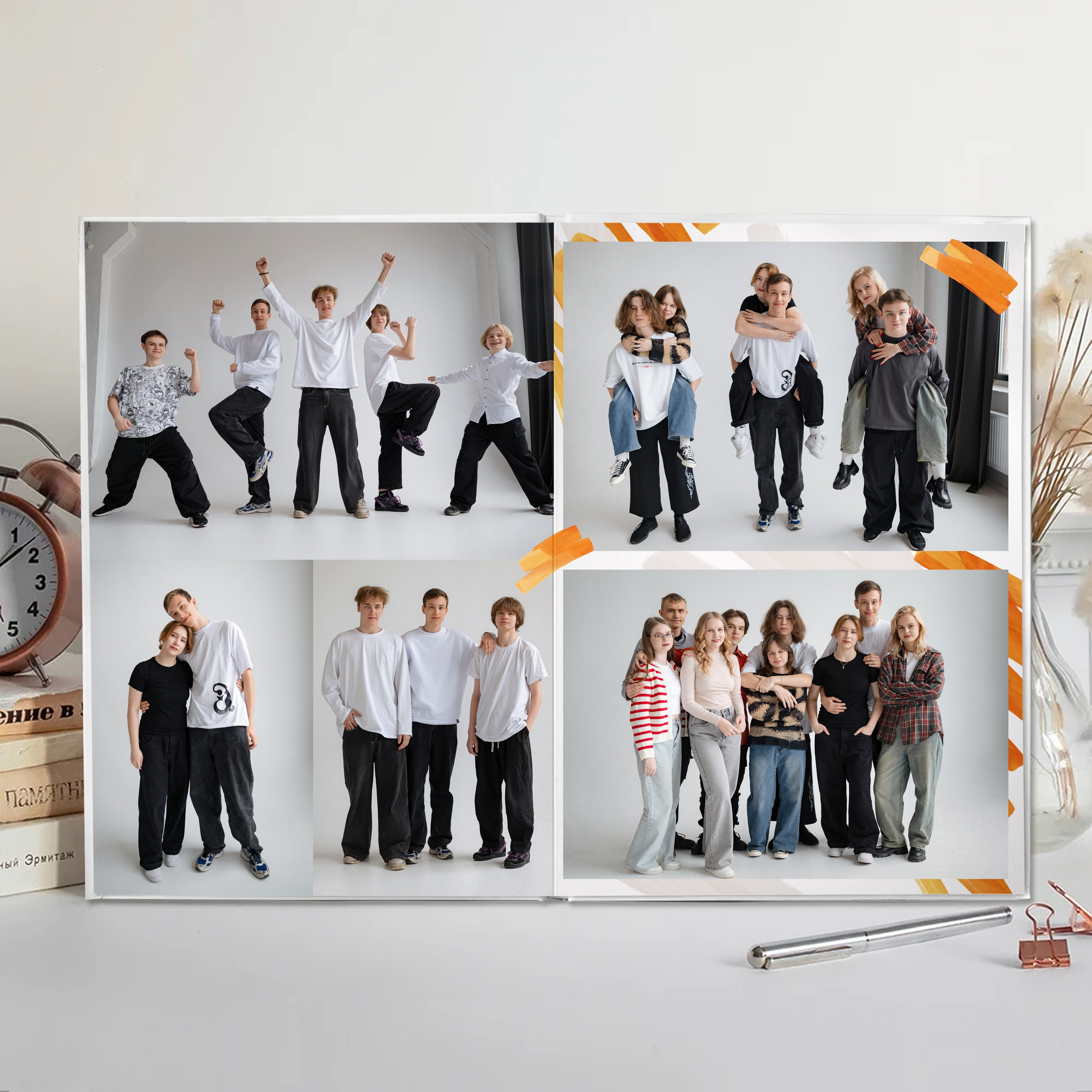 Выпускной альбом для старших классов (3 разворота). Школьный и свадебный фотограф в Сыктывкаре Никита Козлов