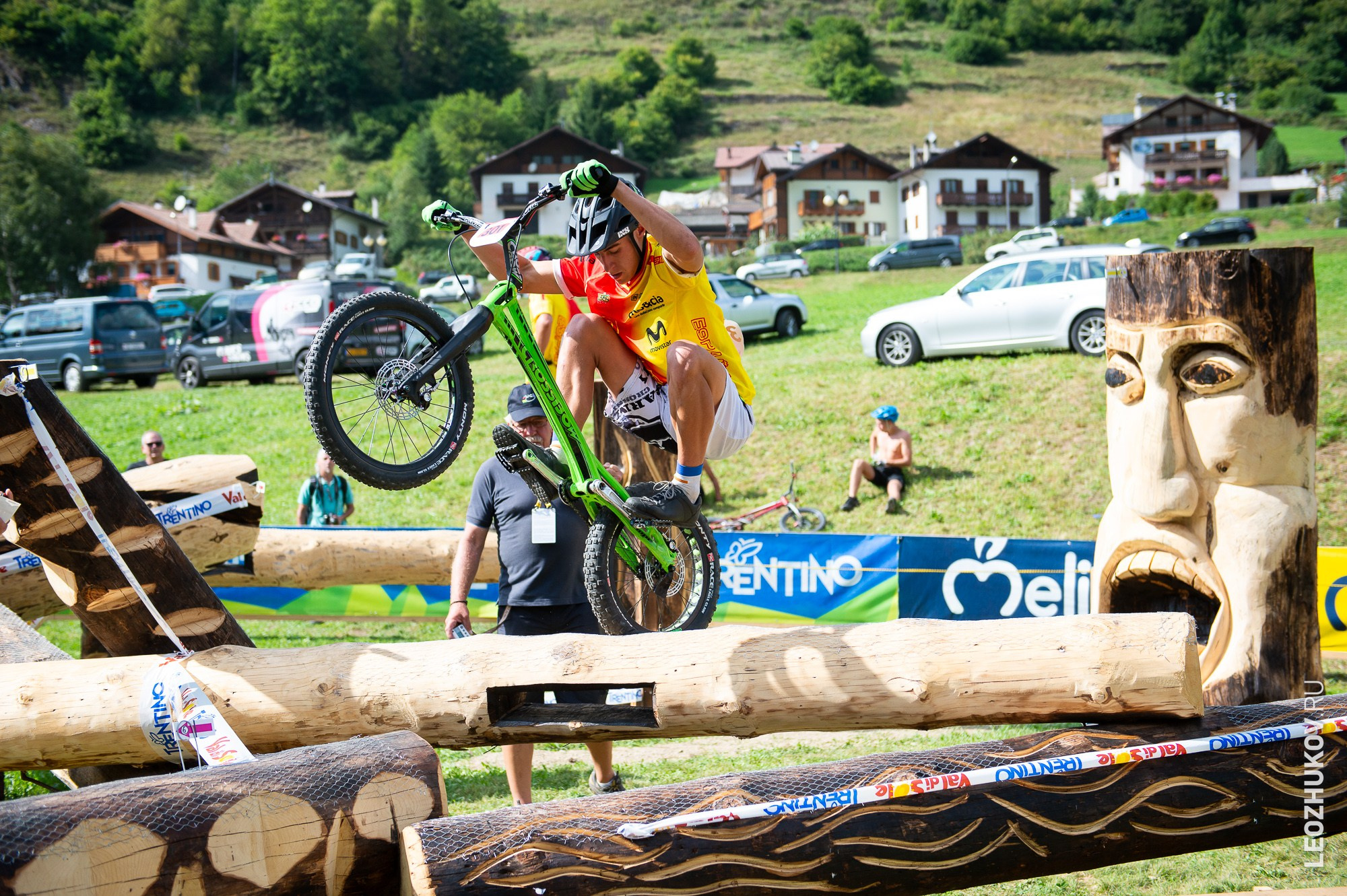 UCI Trials World Championships 2016 — finals. Sports photographer Leonid Zhukov