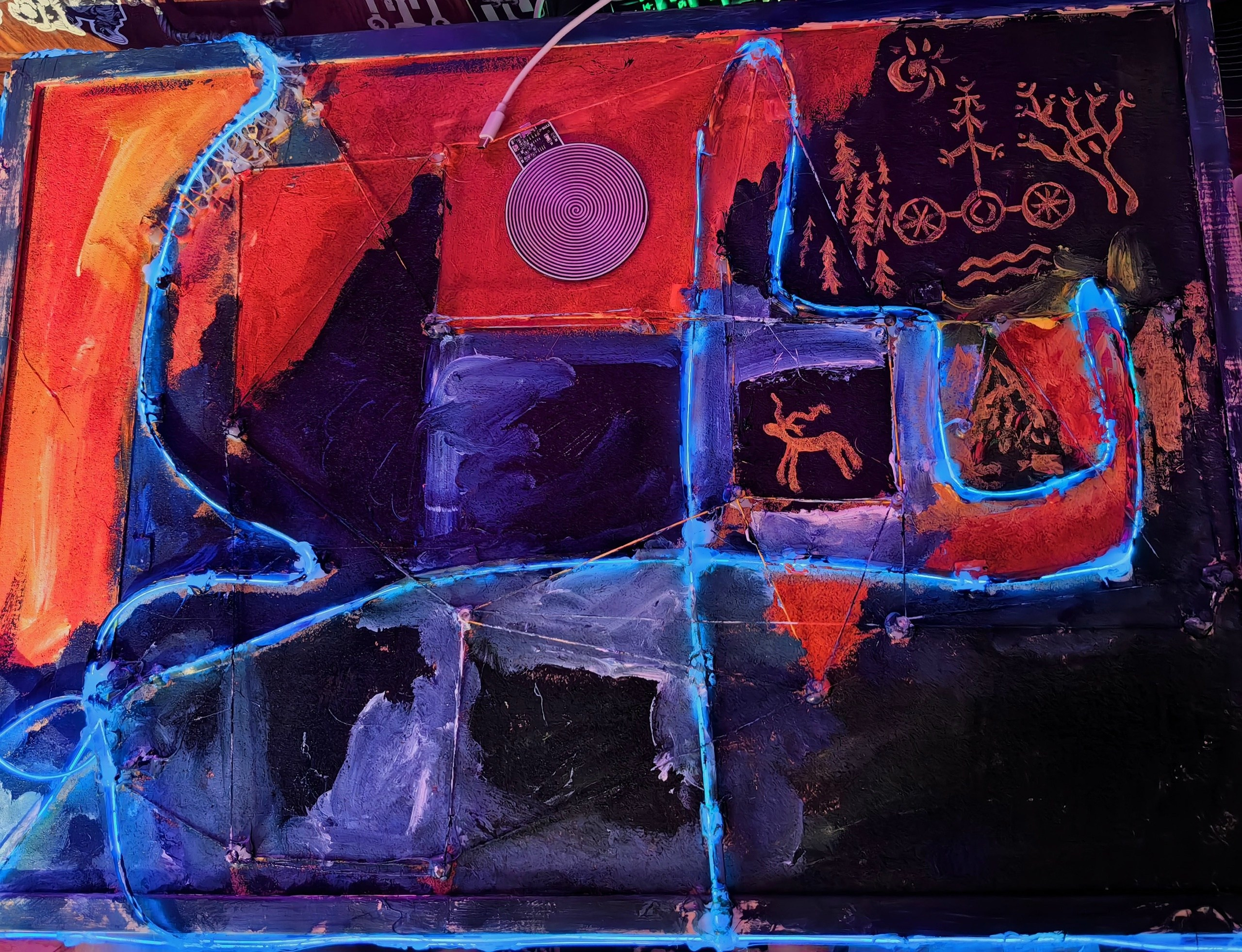 На_повестке пробка 50×70, смешанные технологии. IZTENI ART