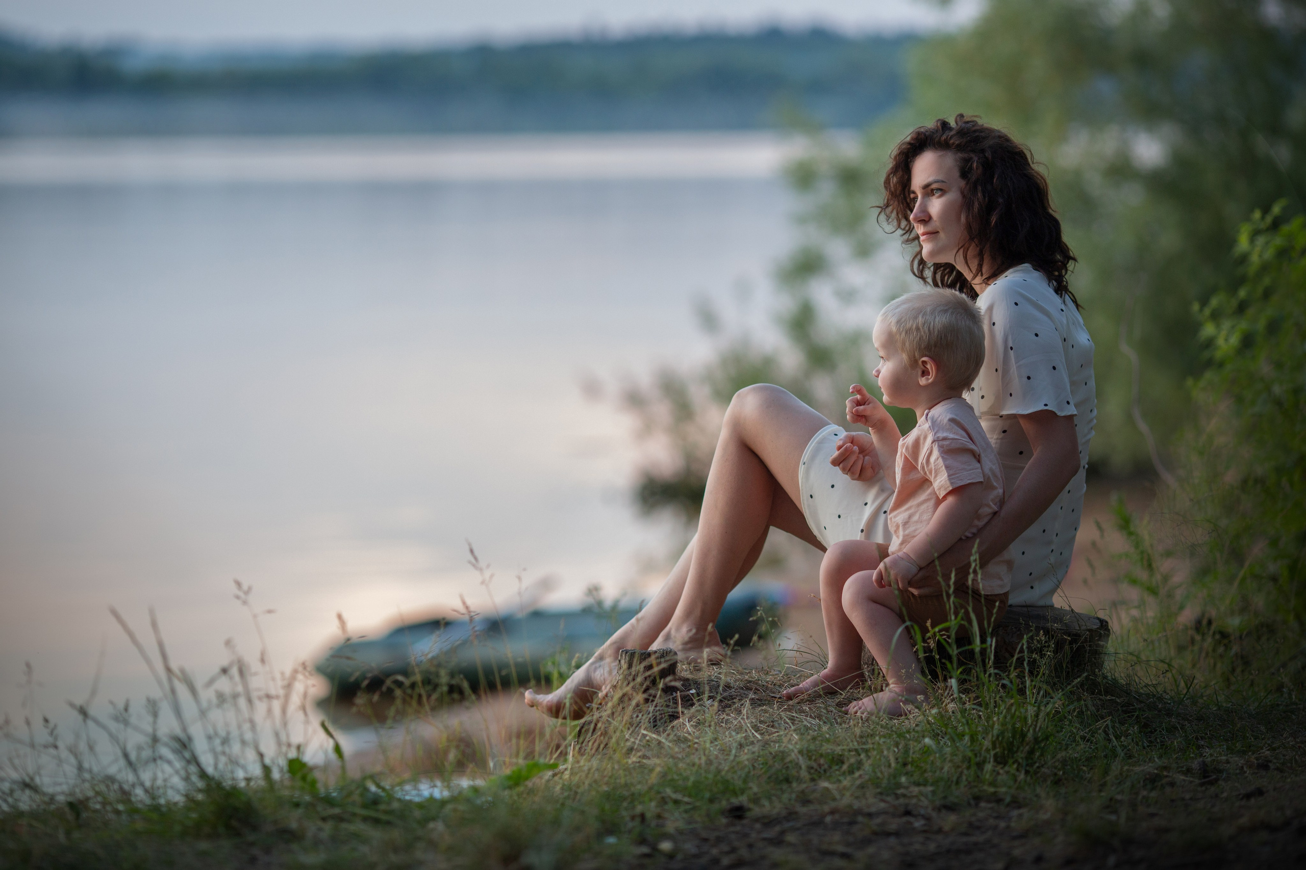 Семейная фотосессия на природе, фотограф Звенигород, семейный фотограф. Фотограф Олеся Бакалина