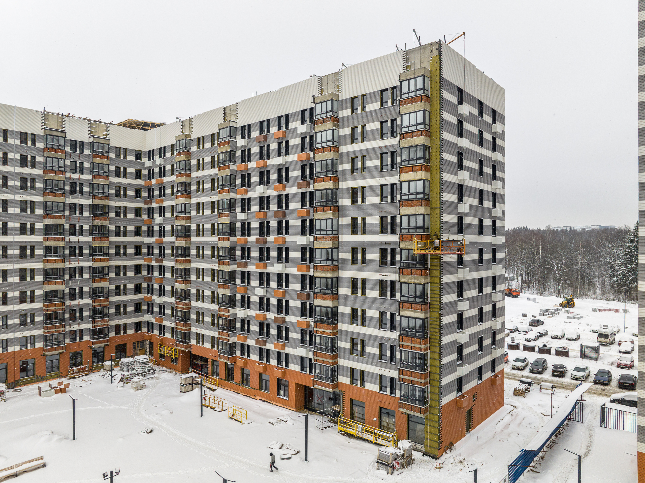 Обнинск. Ход строительства. Аэросъёмка в России