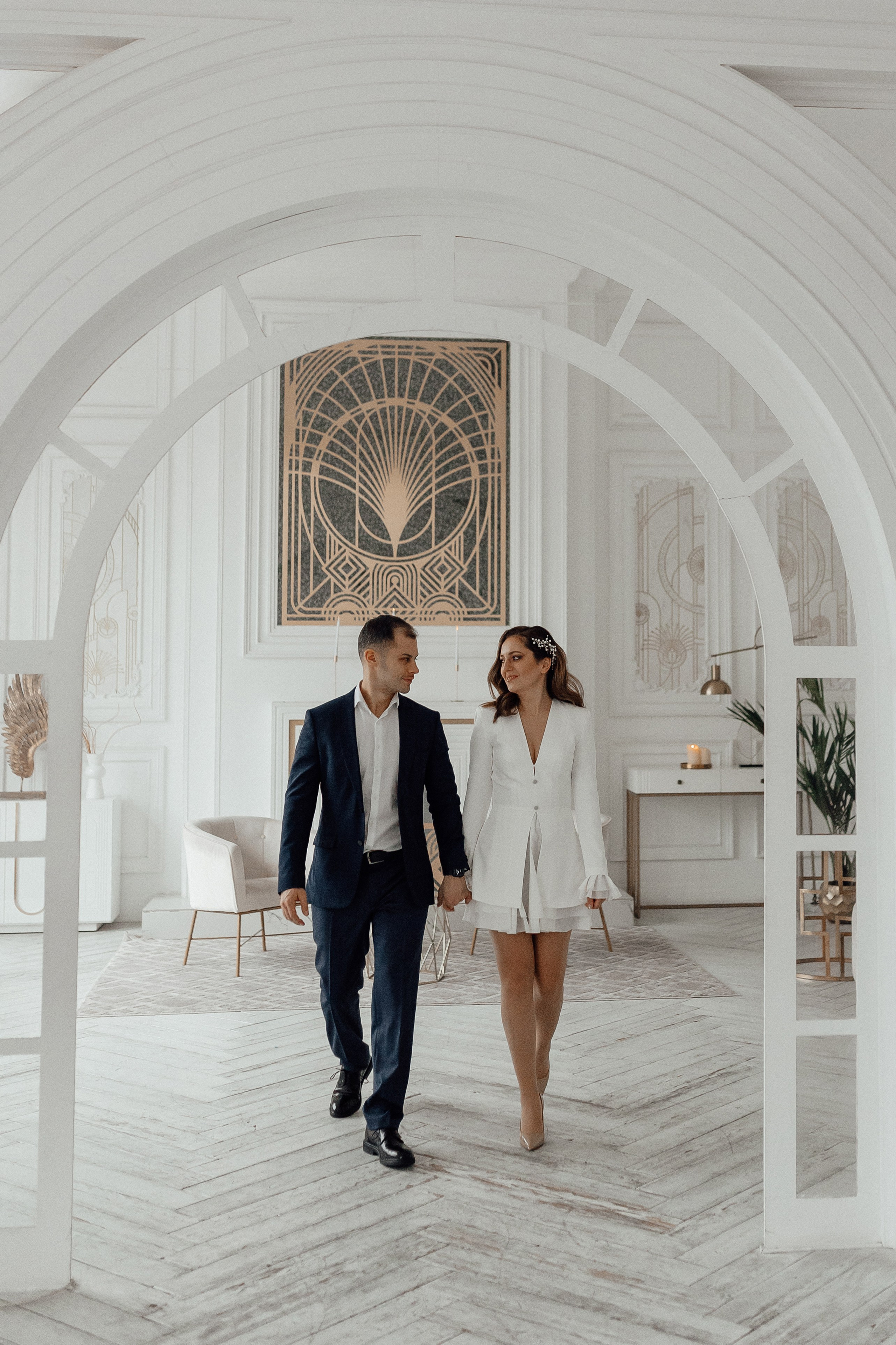 Свадебная фотосессия в студии в Москве