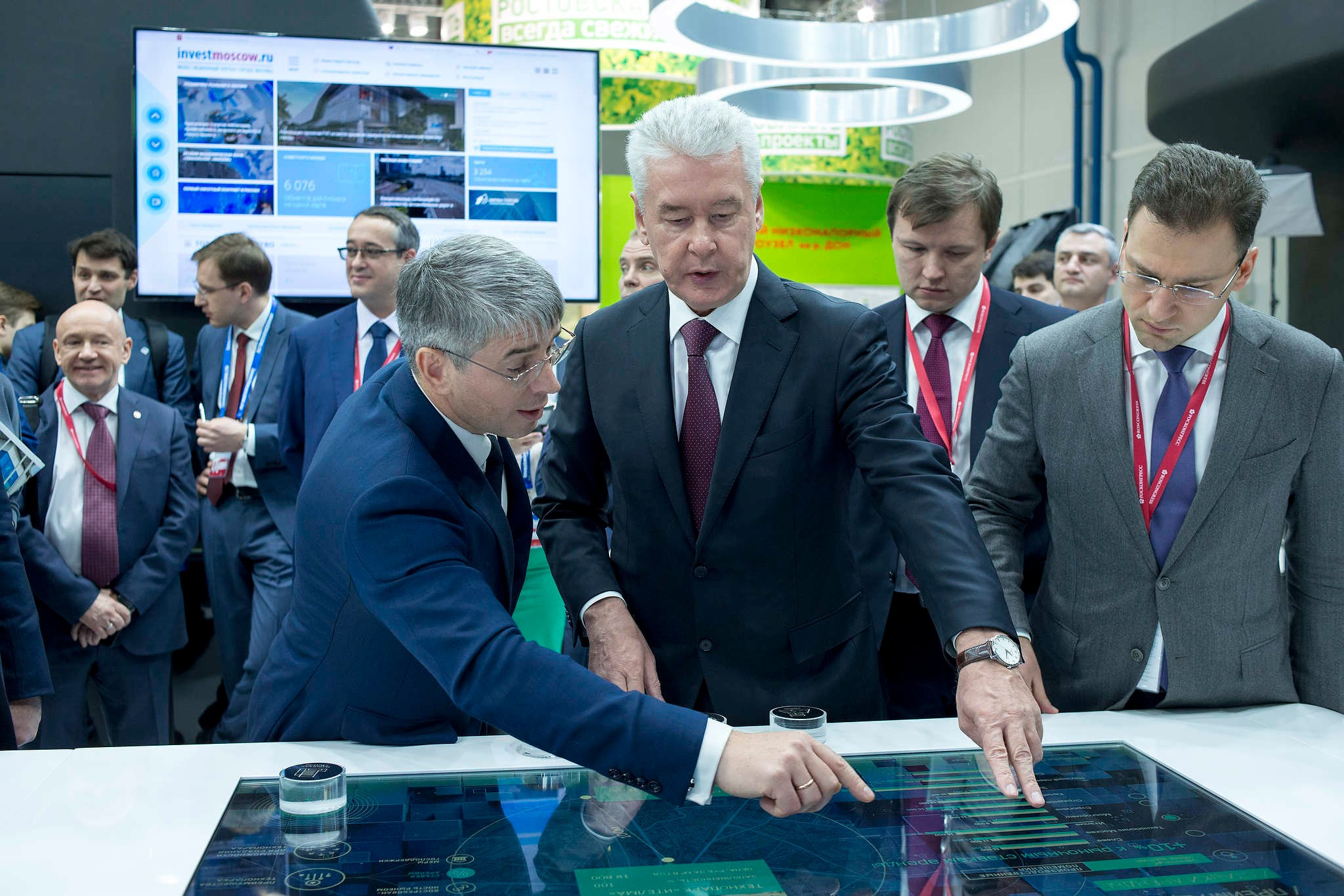 Мэр Москвы Сергей Собянин на международном инвестиционном форуме в Сочи в 2019 году. Съемка для РБК