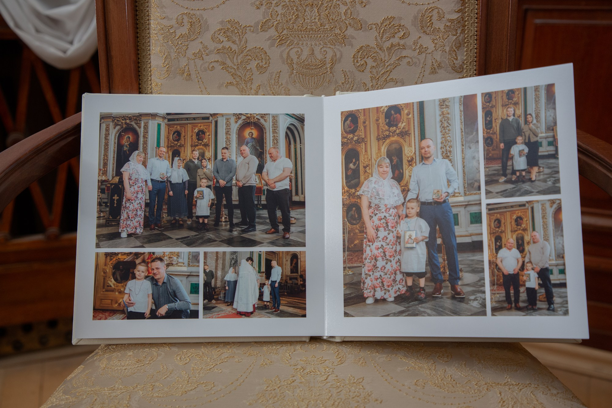 Фотокнига «Таинство Крещения» формат 25×25см. Фотограф крещение венчание в Петербурге! Помогает подобрать храм и посоветовал душевного батюшку в СПб