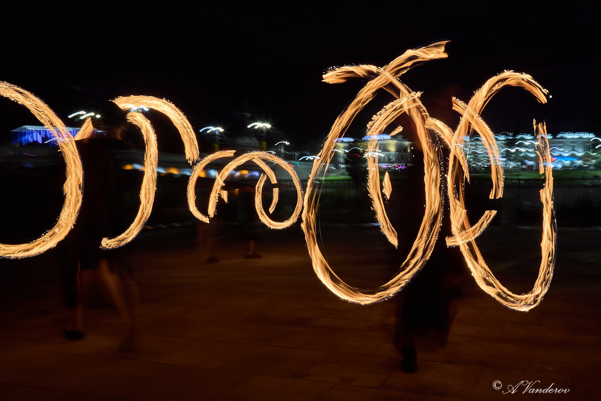 Огненное шоу. Фотограф Омск | Александр Вандеров