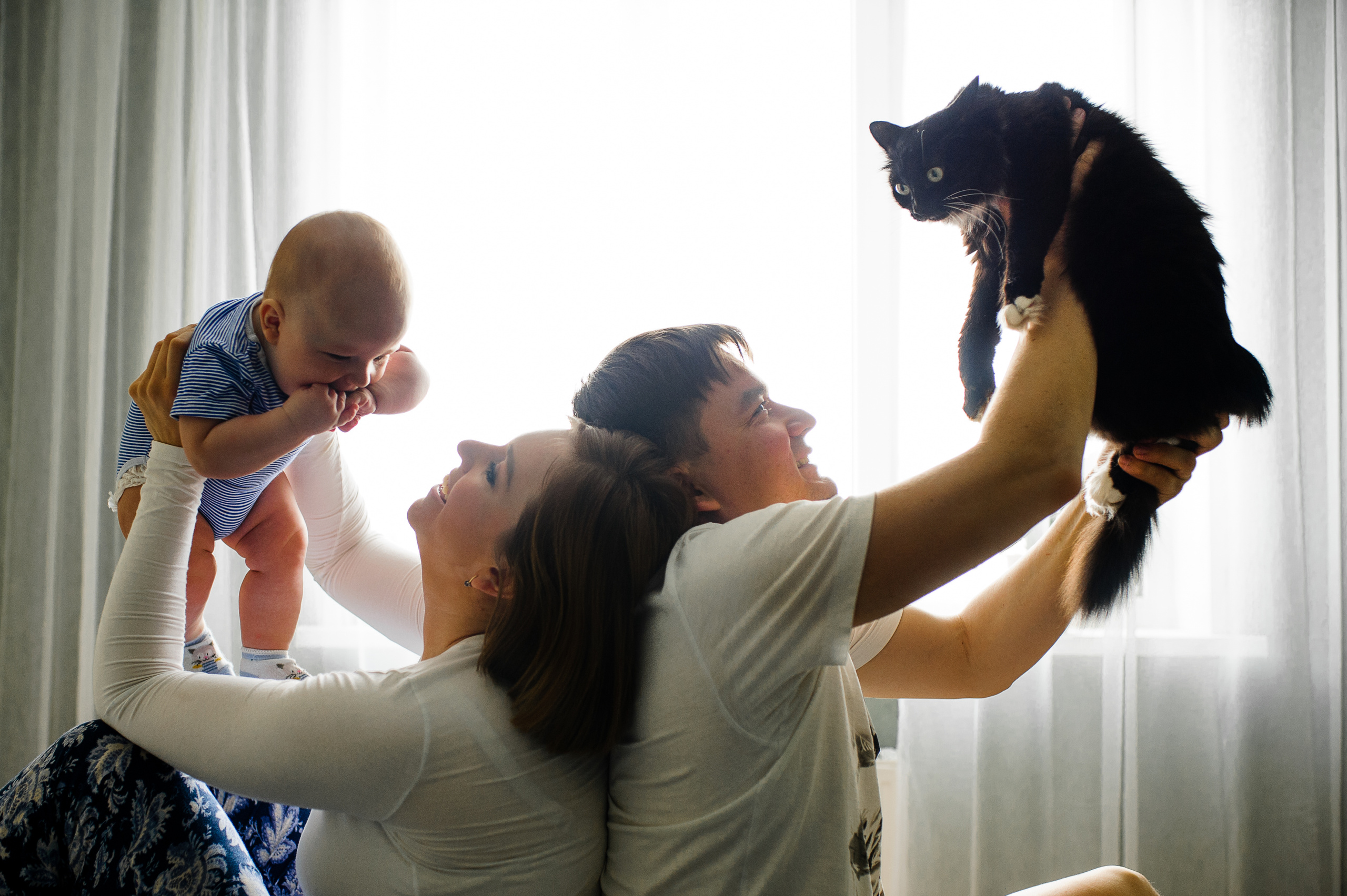 Съемка у вас дома. Фотограф на Крещение