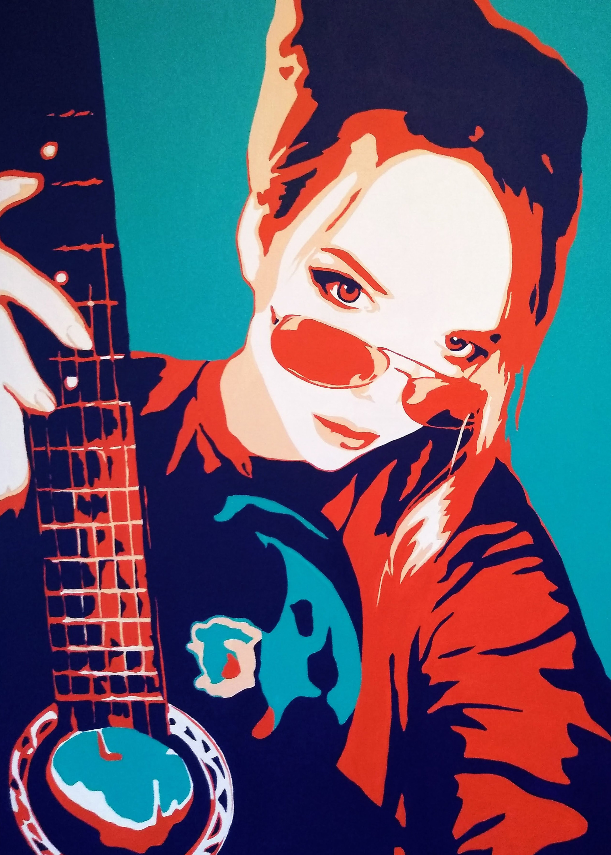 Персональный портрет. Холст, акрил