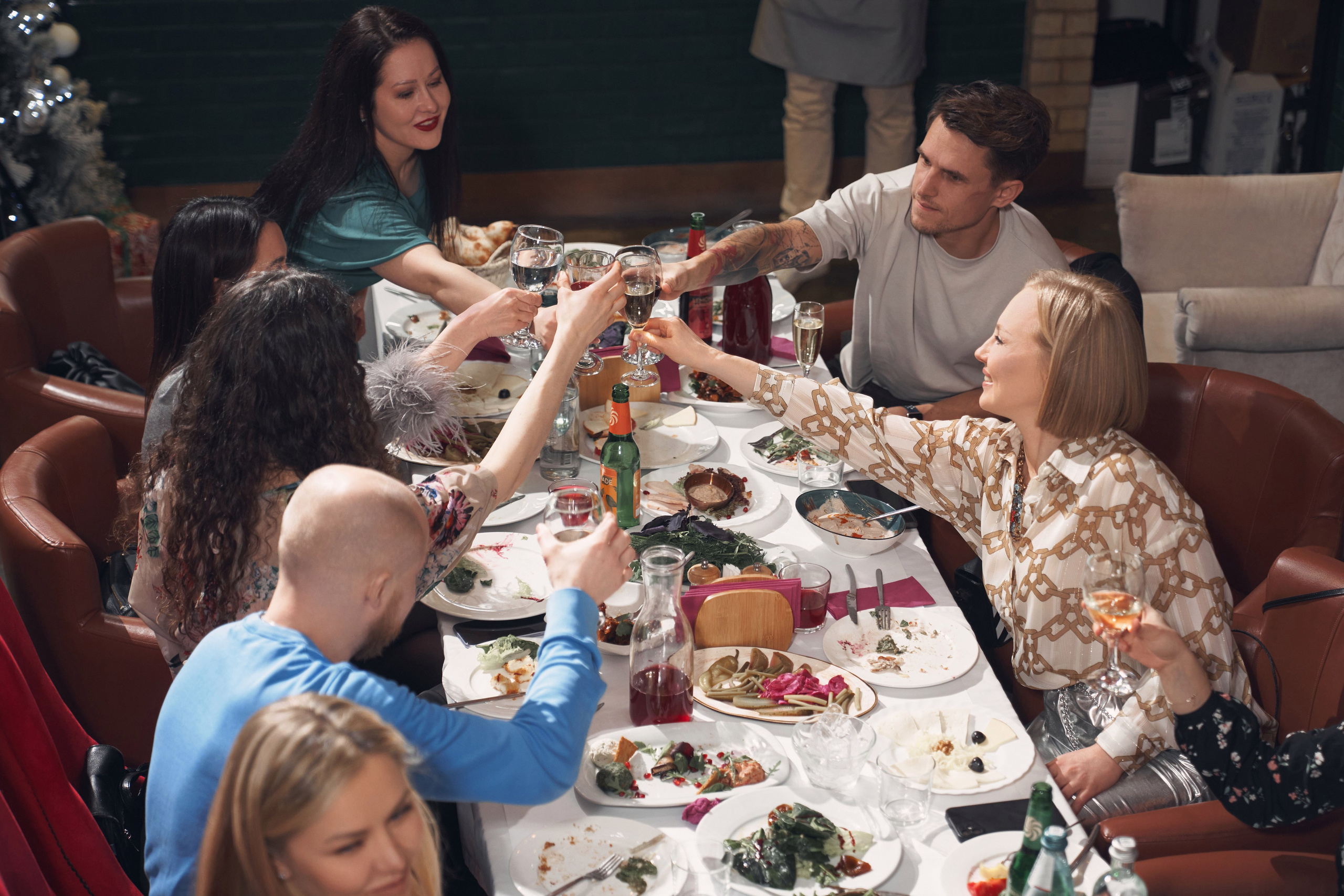 Новогодний корпоратив сети фитнесс клубов «Анатомия» — фотограф Опарин