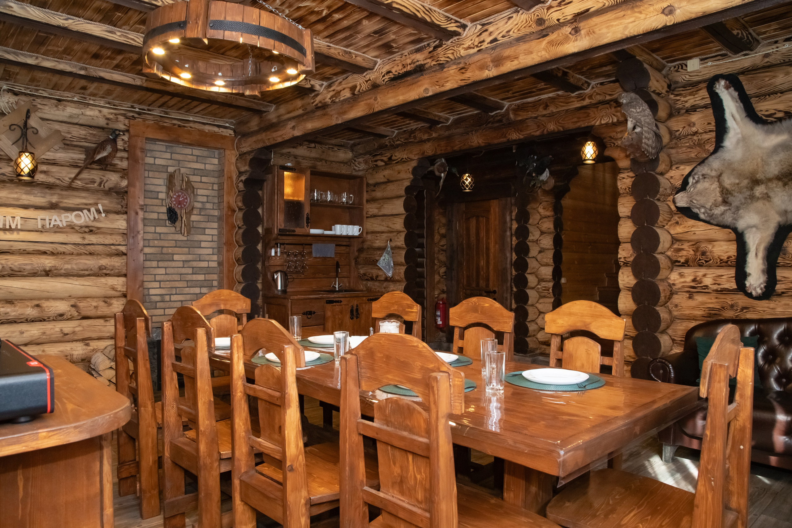 Дом «Охотничий». Банный комплекс «С легким паром»