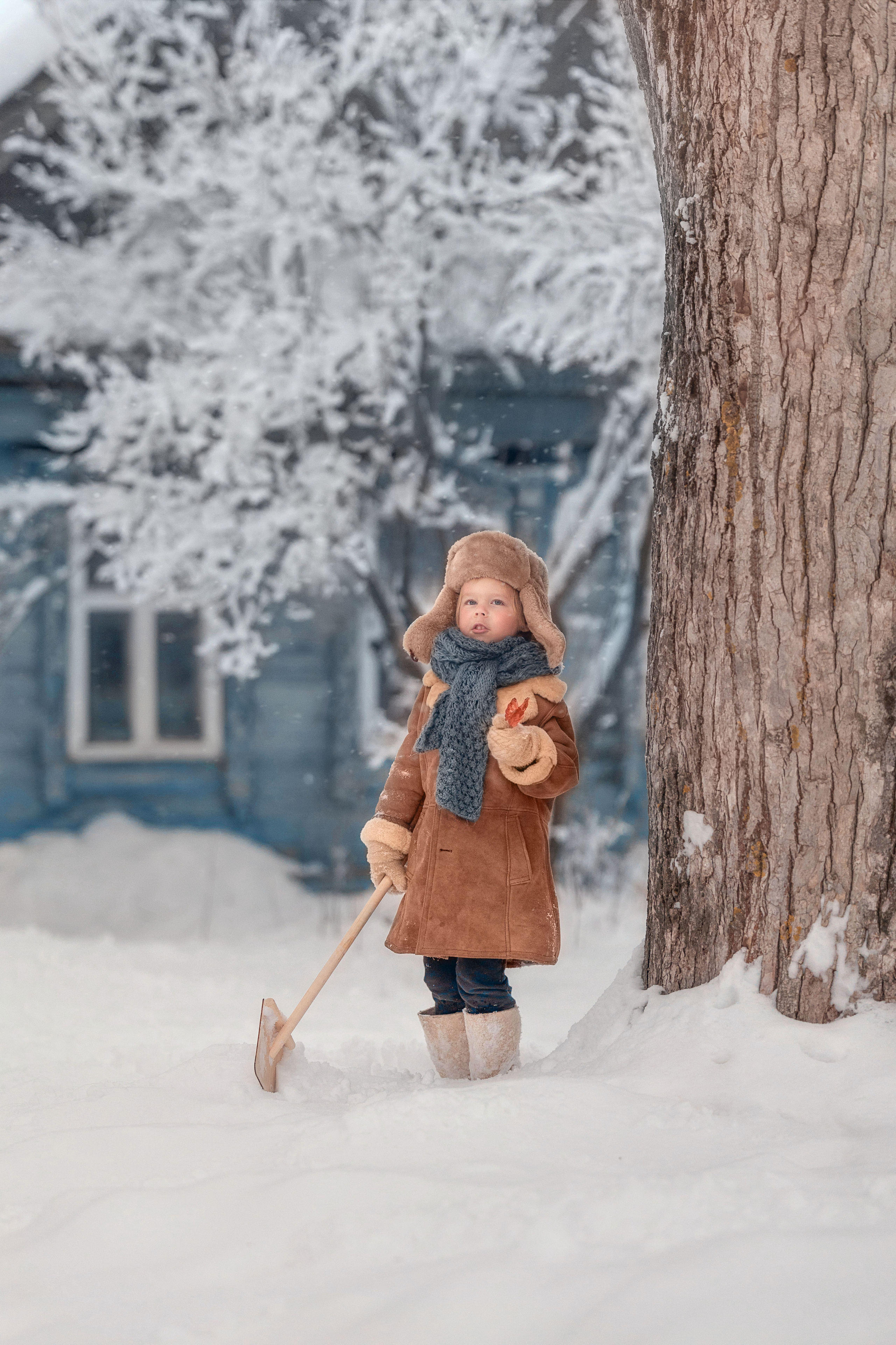 Веселый дворник. Елена Чернигина семейный и детский фотограф в Нижнем Новгороде и Бор