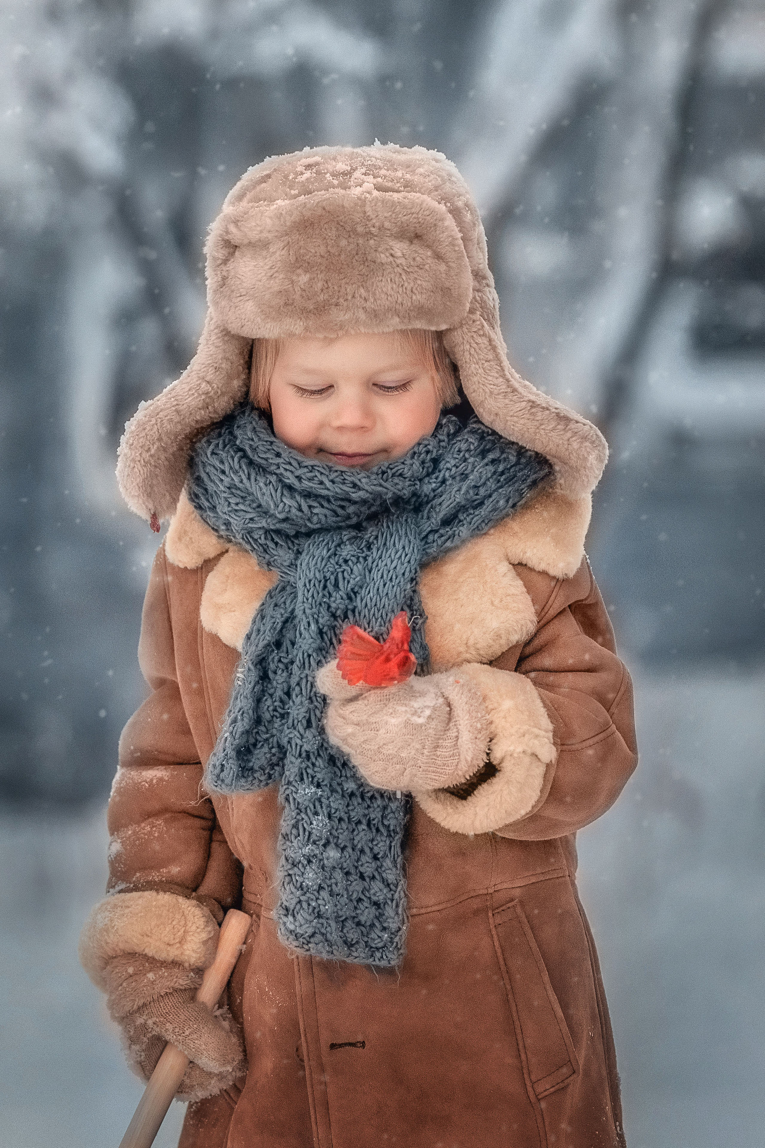 Веселый дворник. Елена Чернигина семейный и детский фотограф в Нижнем Новгороде и Бор