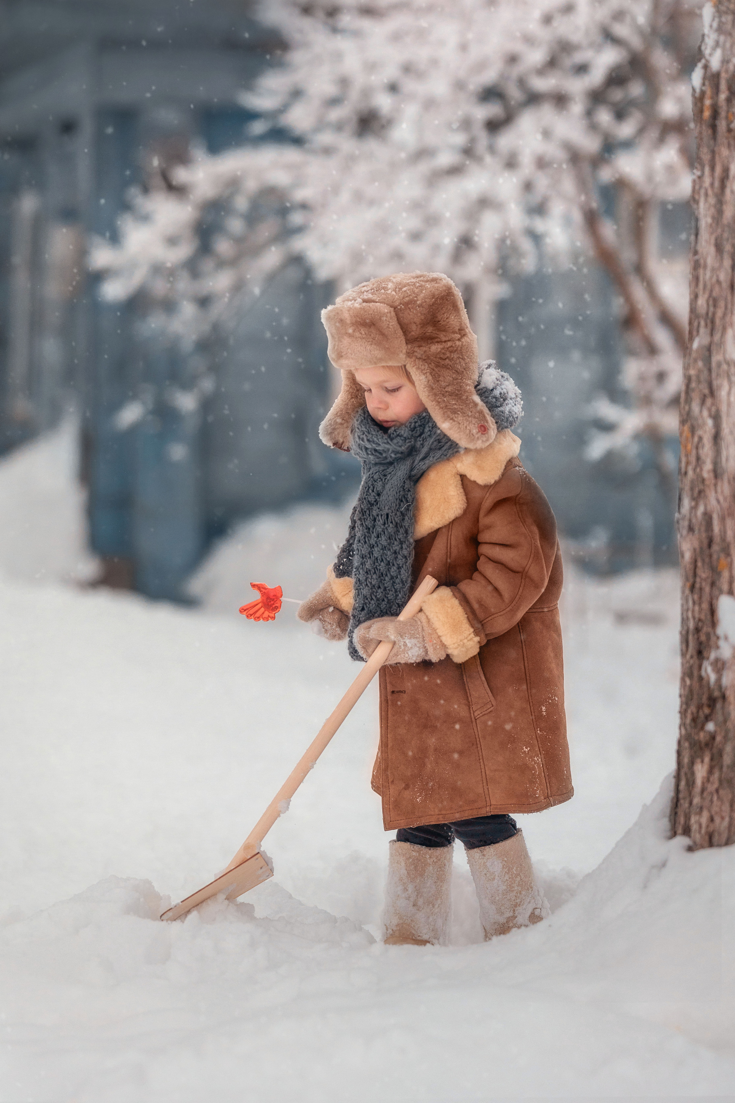 Веселый дворник. Елена Чернигина семейный и детский фотограф в Нижнем Новгороде и Бор