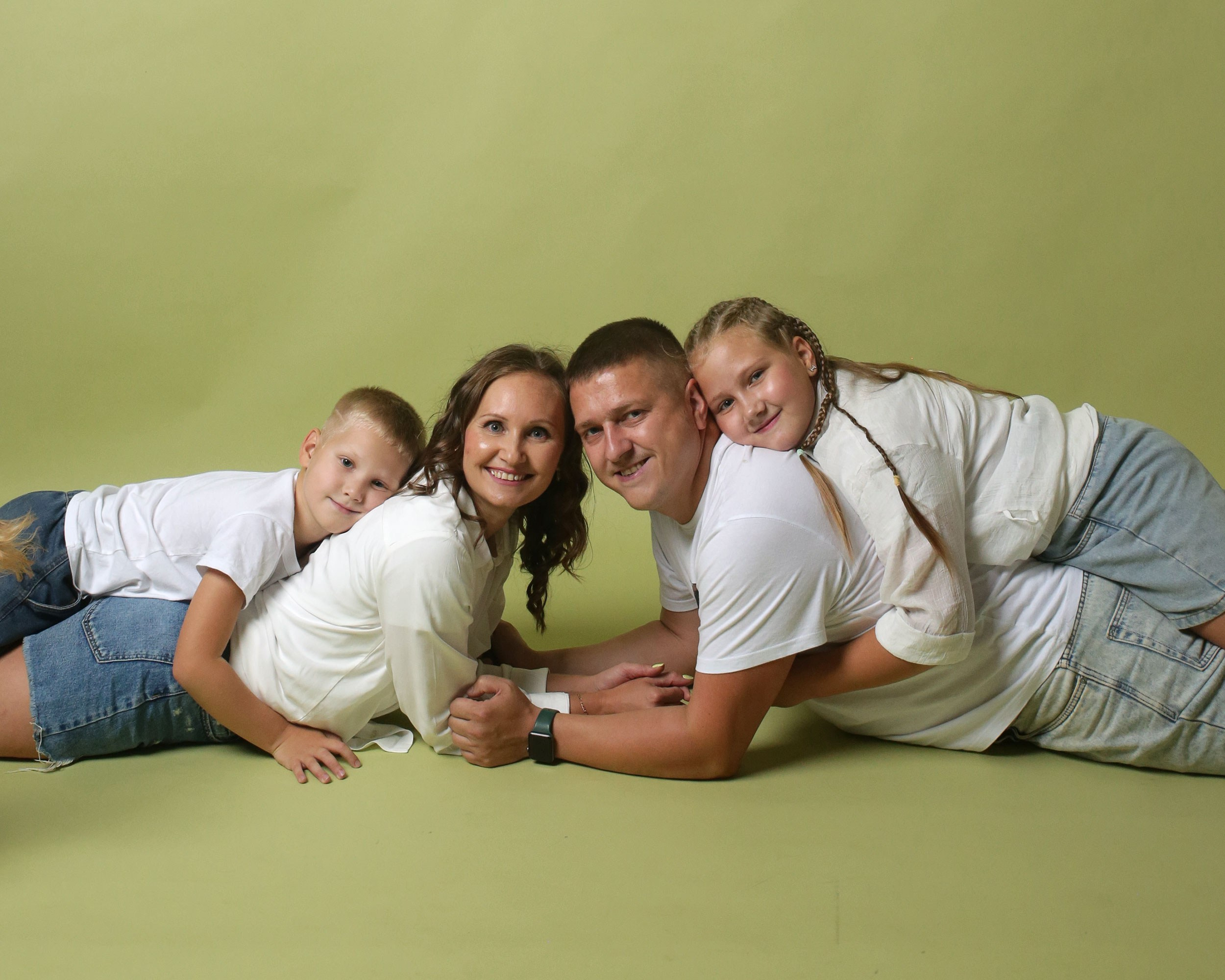 семейное позирование