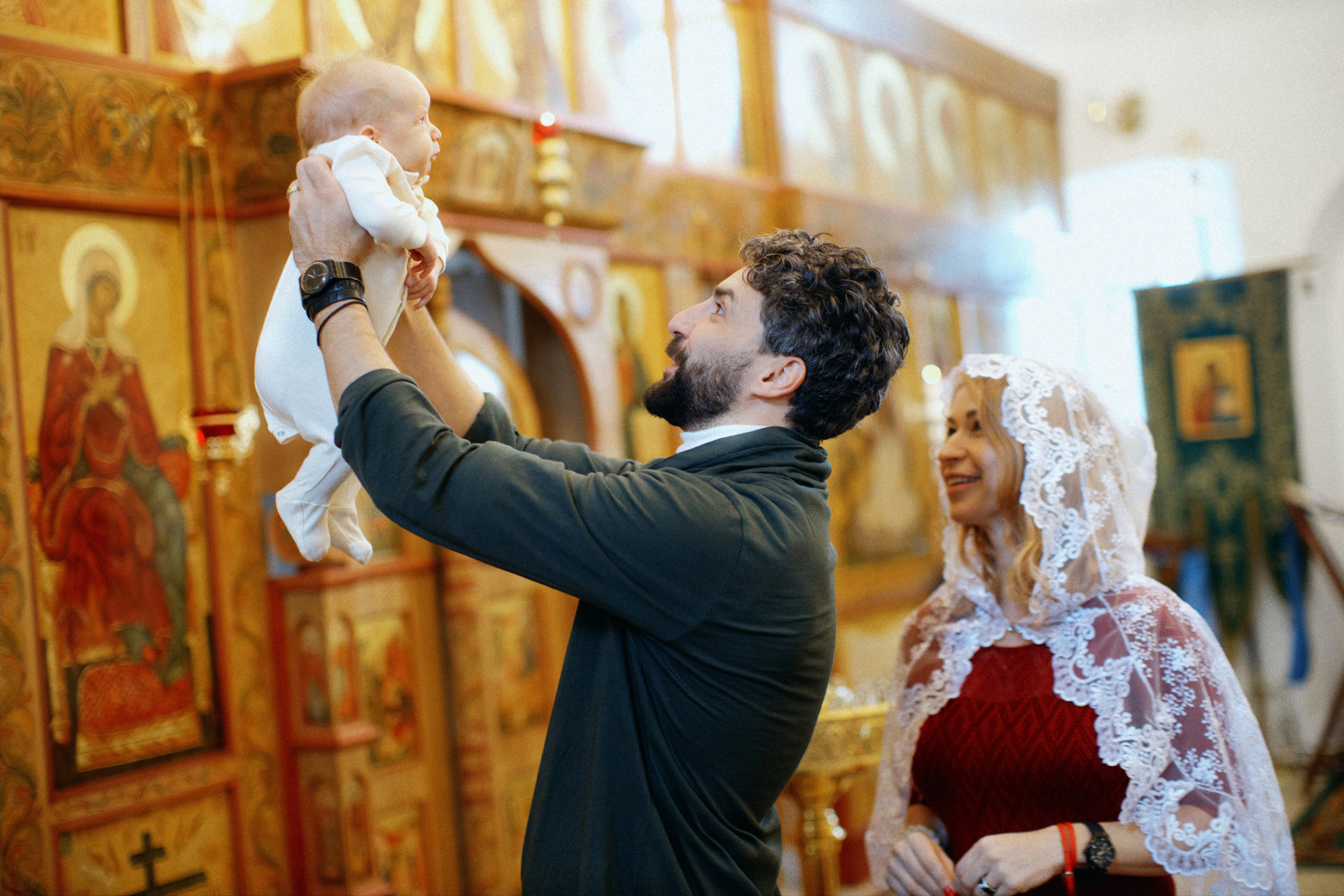 Крещение Аарона. Свадебный фотограф в Москве Никифоров-Гордеев Константин
