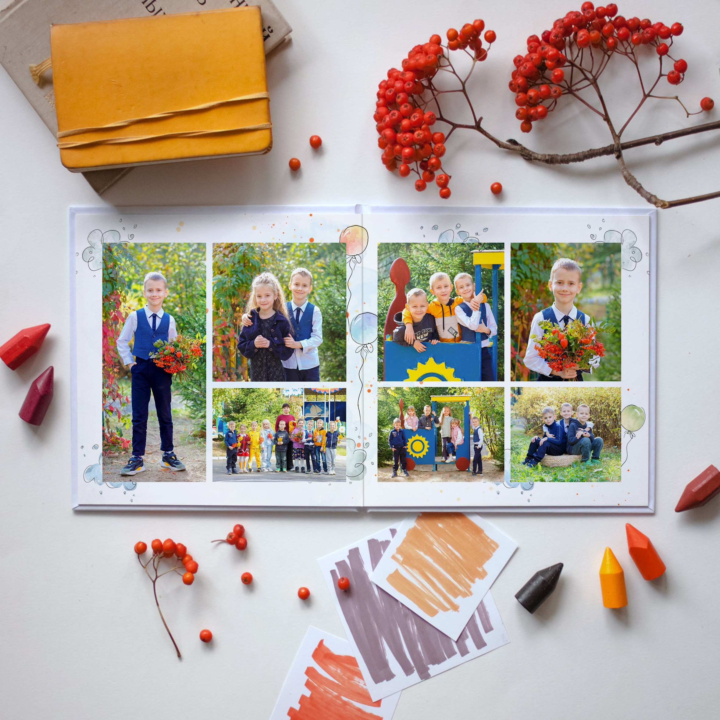 АЛЬБОМЫ ДЛЯ ДЕТСКОГО САДА. Школьный фотограф Наталья Егорова