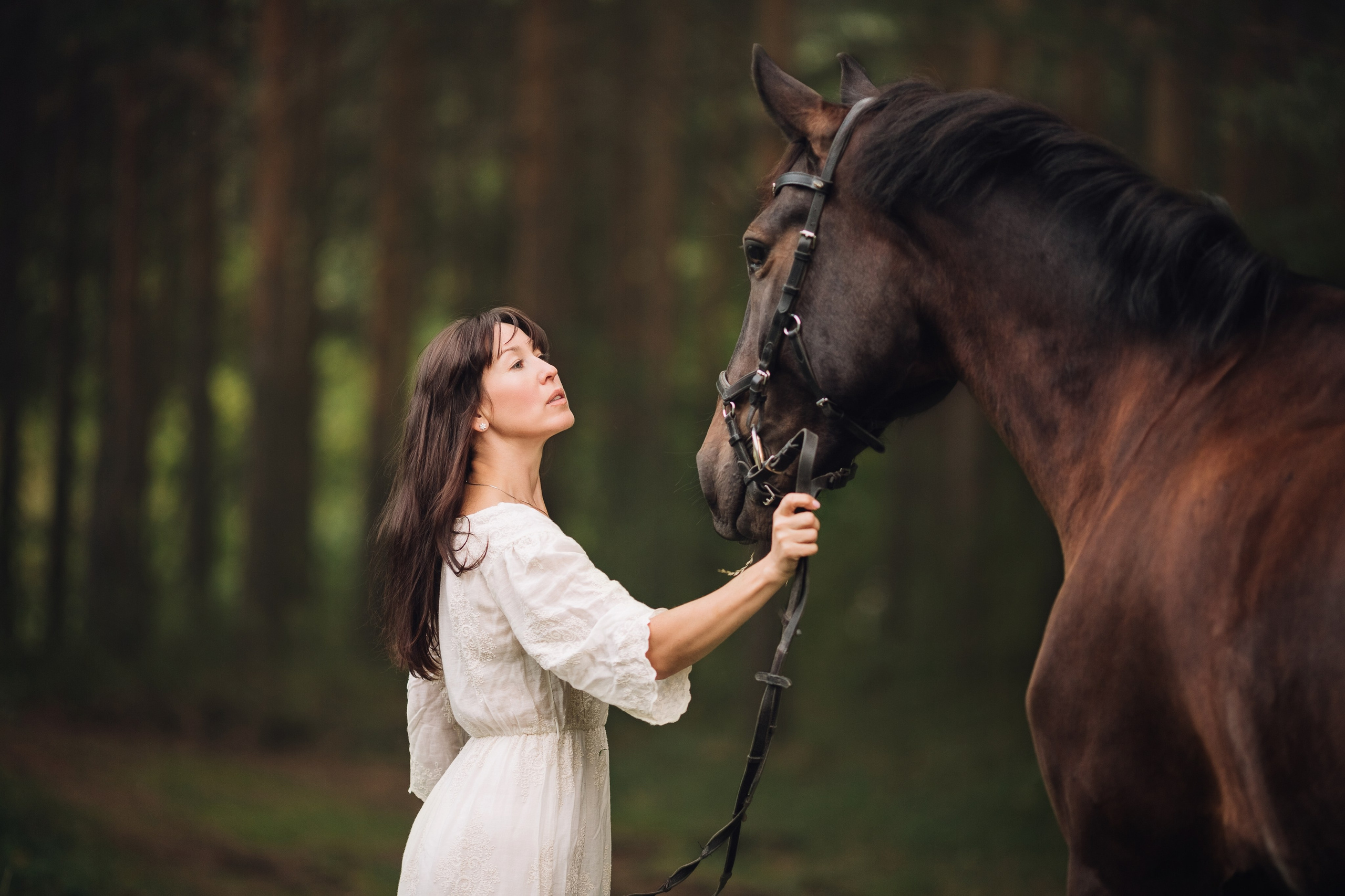 Ольга Белова. Портреты с лошадьми. Конная фотография