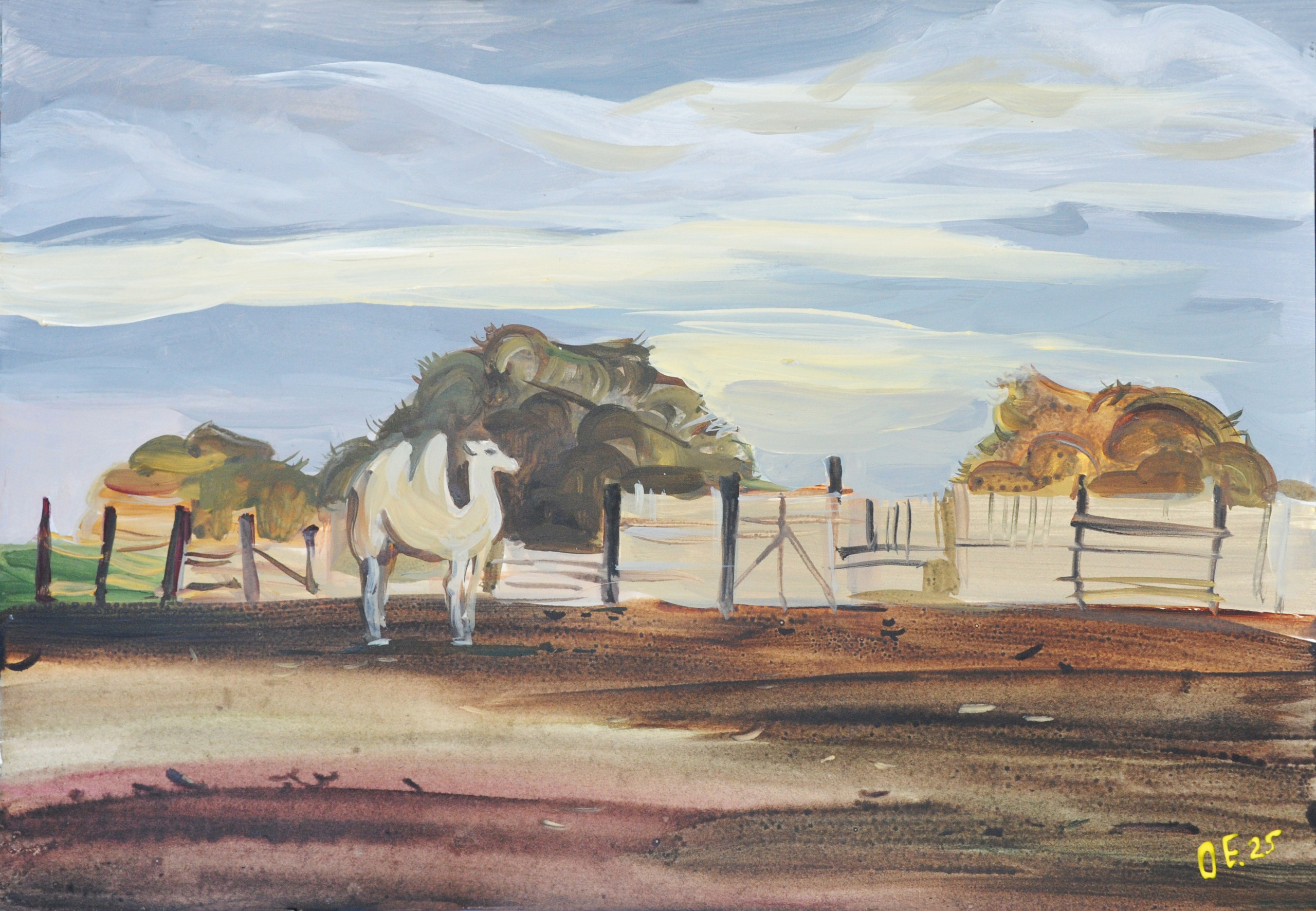 Белая дорога. Ефремова Ольга. Художник