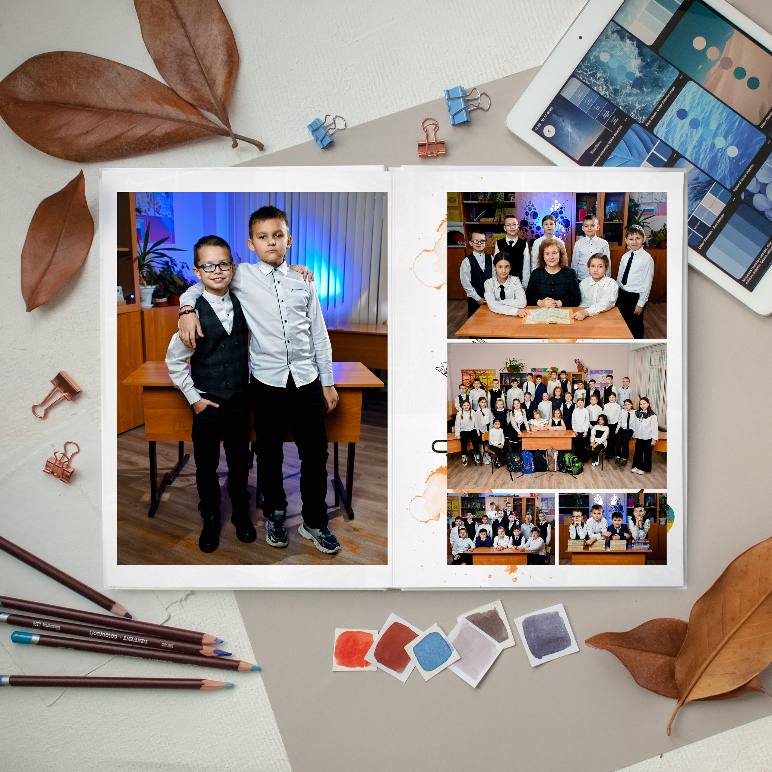 Школьные альбомы для начальных классов. Студия выпускных альбомов Тульская область