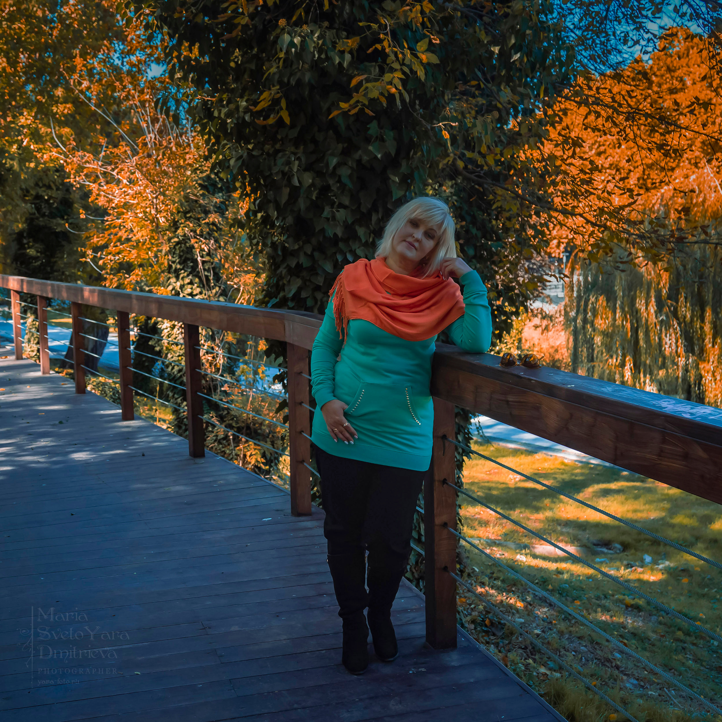 Татьяна: бирюза и яркая осень. Фотограф в Симферополе и Крыму — Мария СветоЯра Дмитриева | Индивидуальные и семейные съёмки