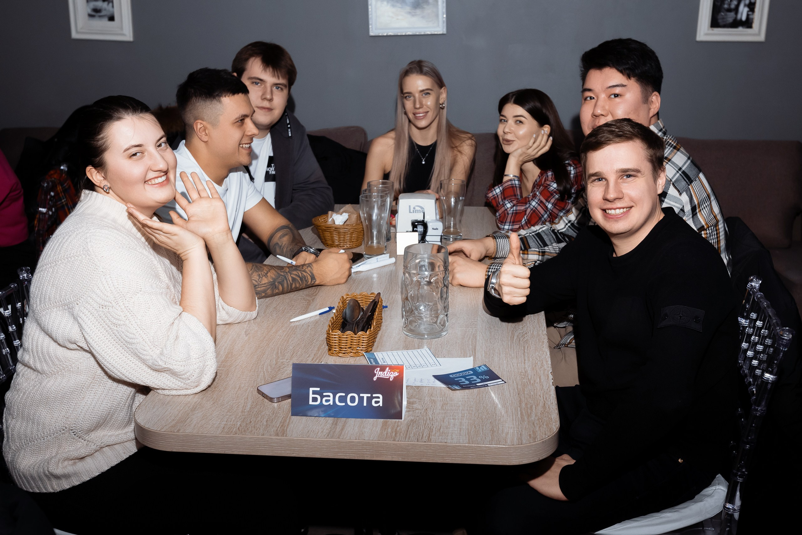 Фото с репортажа квиз-шоу ЛИГА ИНДИГО в ресторане Алые Паруса. Фотограф в Санкт-Петербурге — Сергей Петров