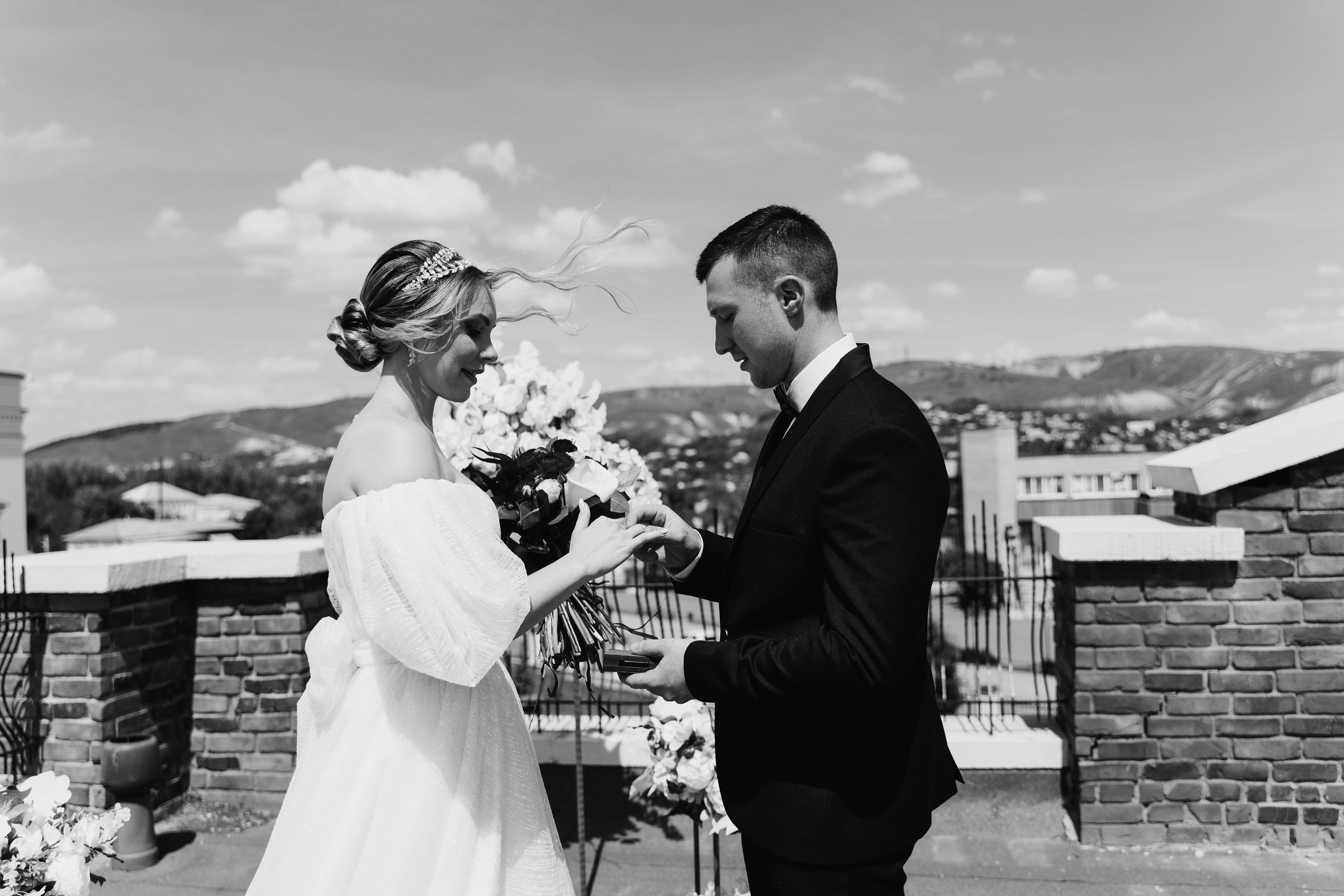 Свадьба на крыше: история Люды и Вадима. Фотограф в Мурманске, Североморске и Санкт-Петербурге Валерия Козлова