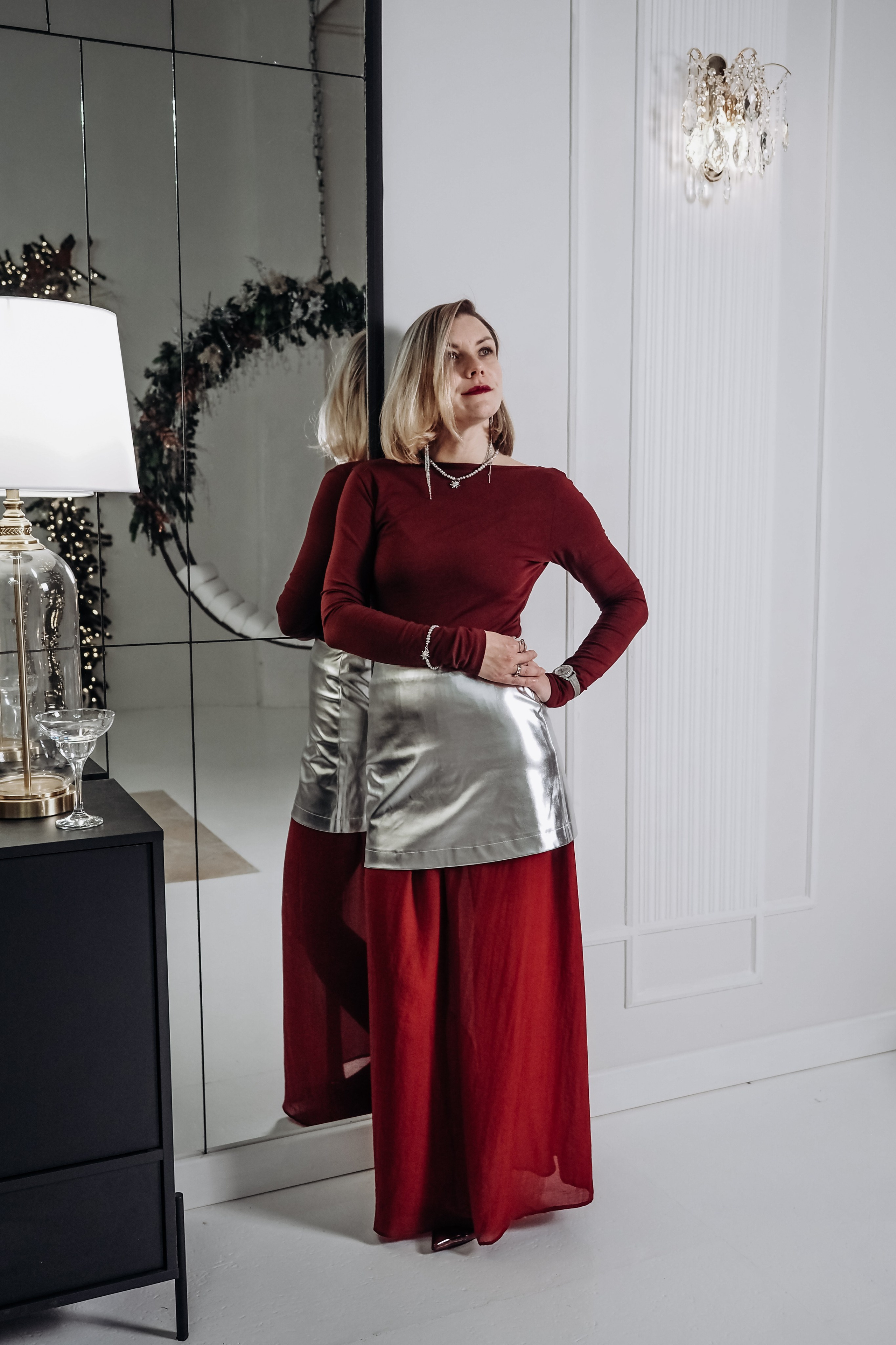 Новогодний образ для съемки в журнале. Стилист Елена Михайлова | стиль & архетипы