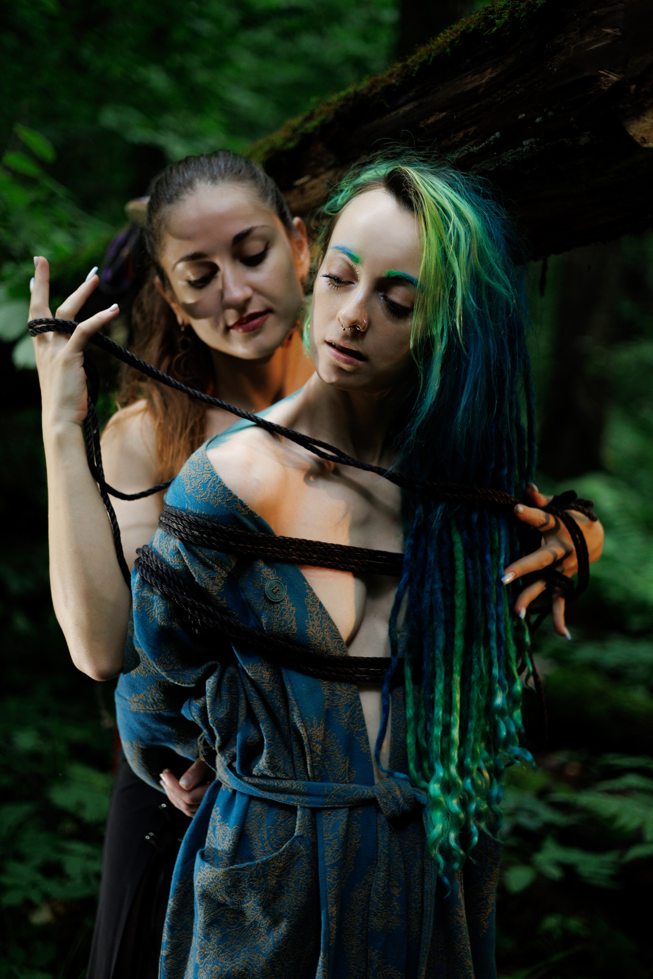 Индивидуальная портретная фотосессия в лесу