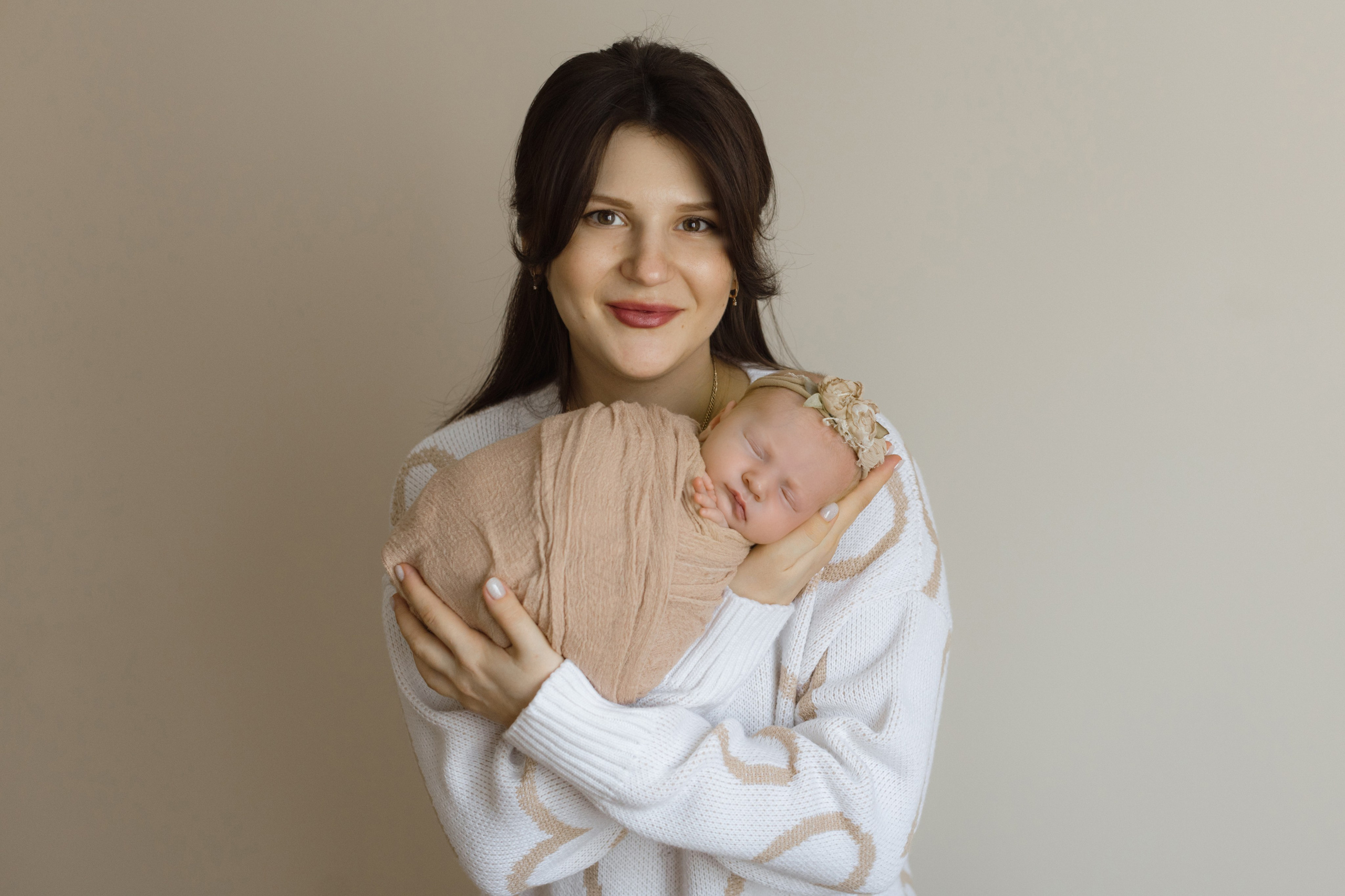 Фотографии новорожденного с мамой