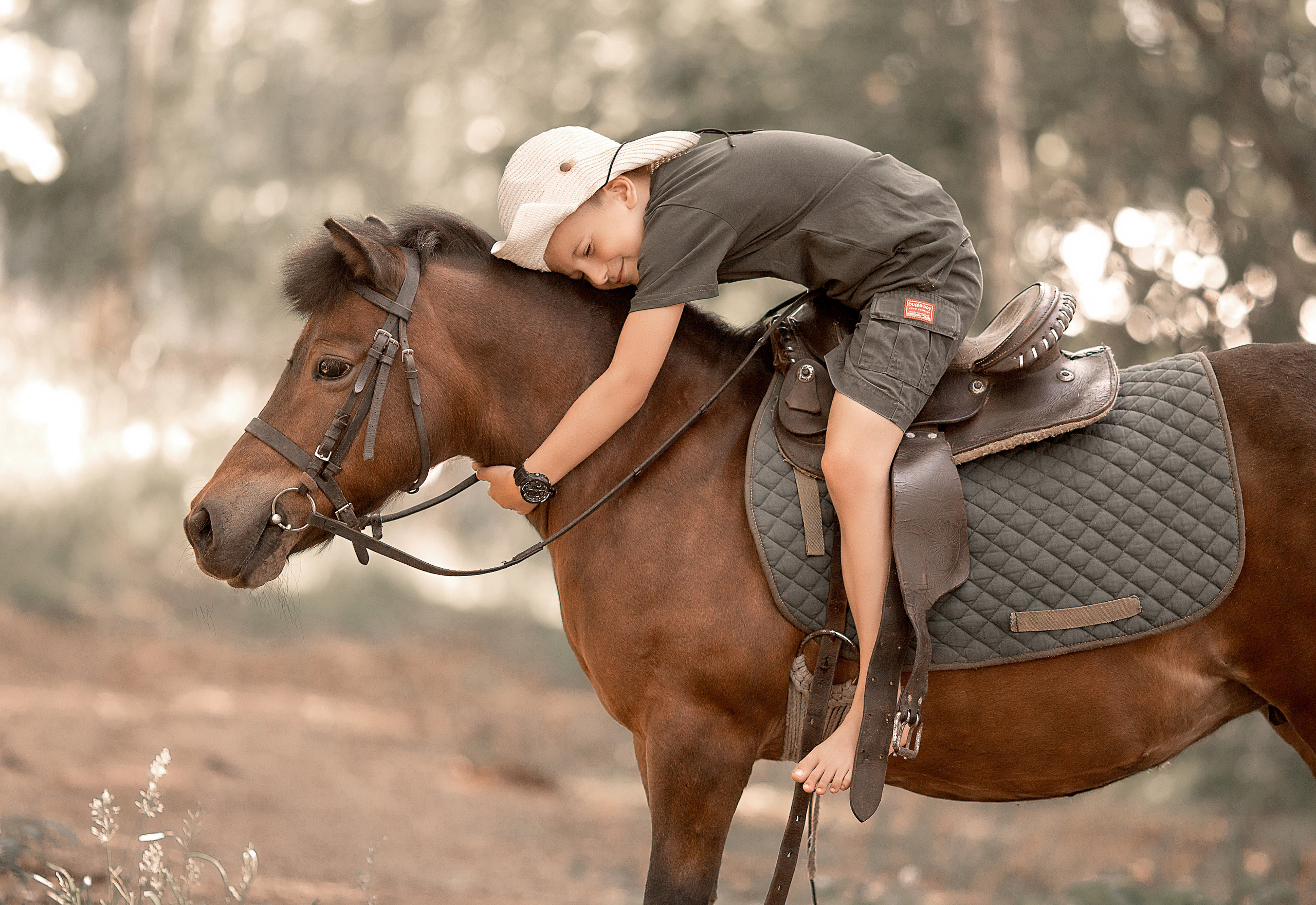 Макар и Боня. Фотосессия с лошадьми в Нижнем Новгороде