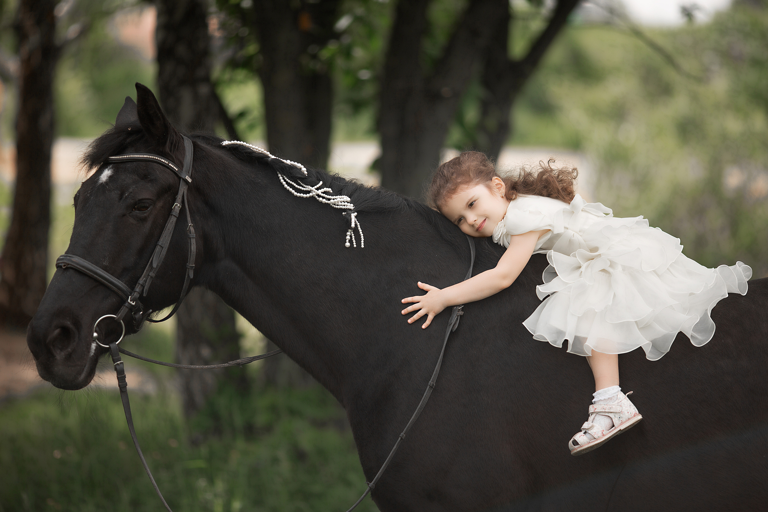 Диана и Жасмин 22.06.22. Фотосессия с лошадьми в Нижнем Новгороде