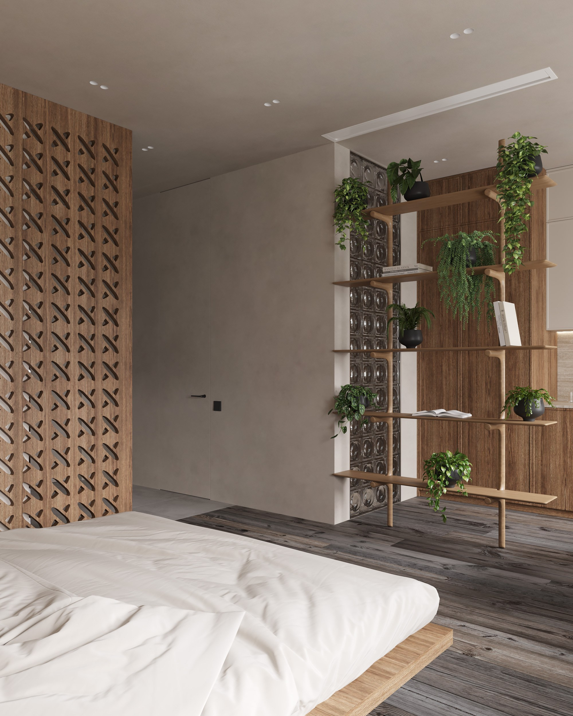 Woody Nature. Дизайн интерьера | 3D визуализация | Миланская Марина