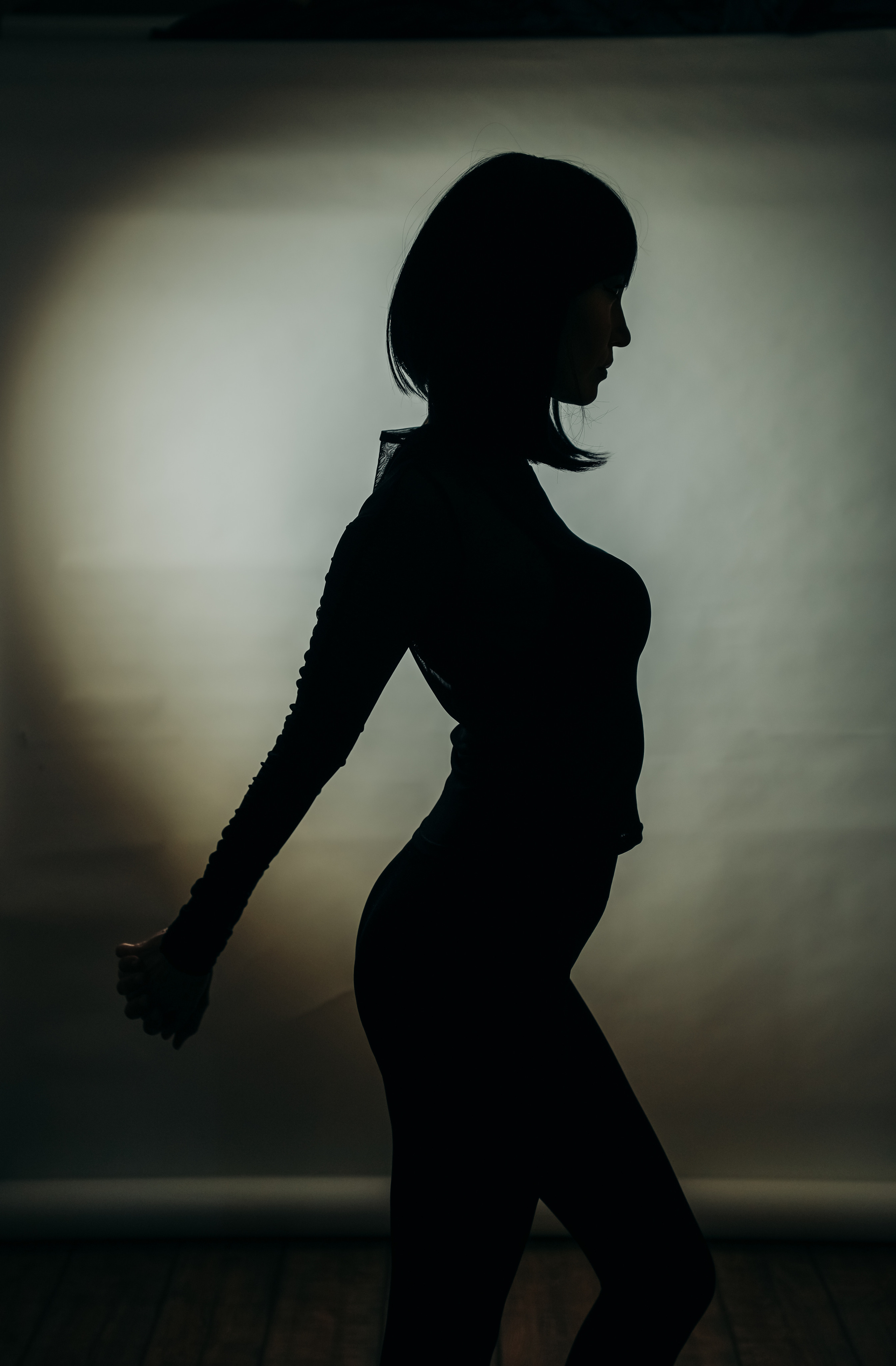 Работа модели в студии. Портретная съемка в Москве, студийный фотограф Игорь Фомин