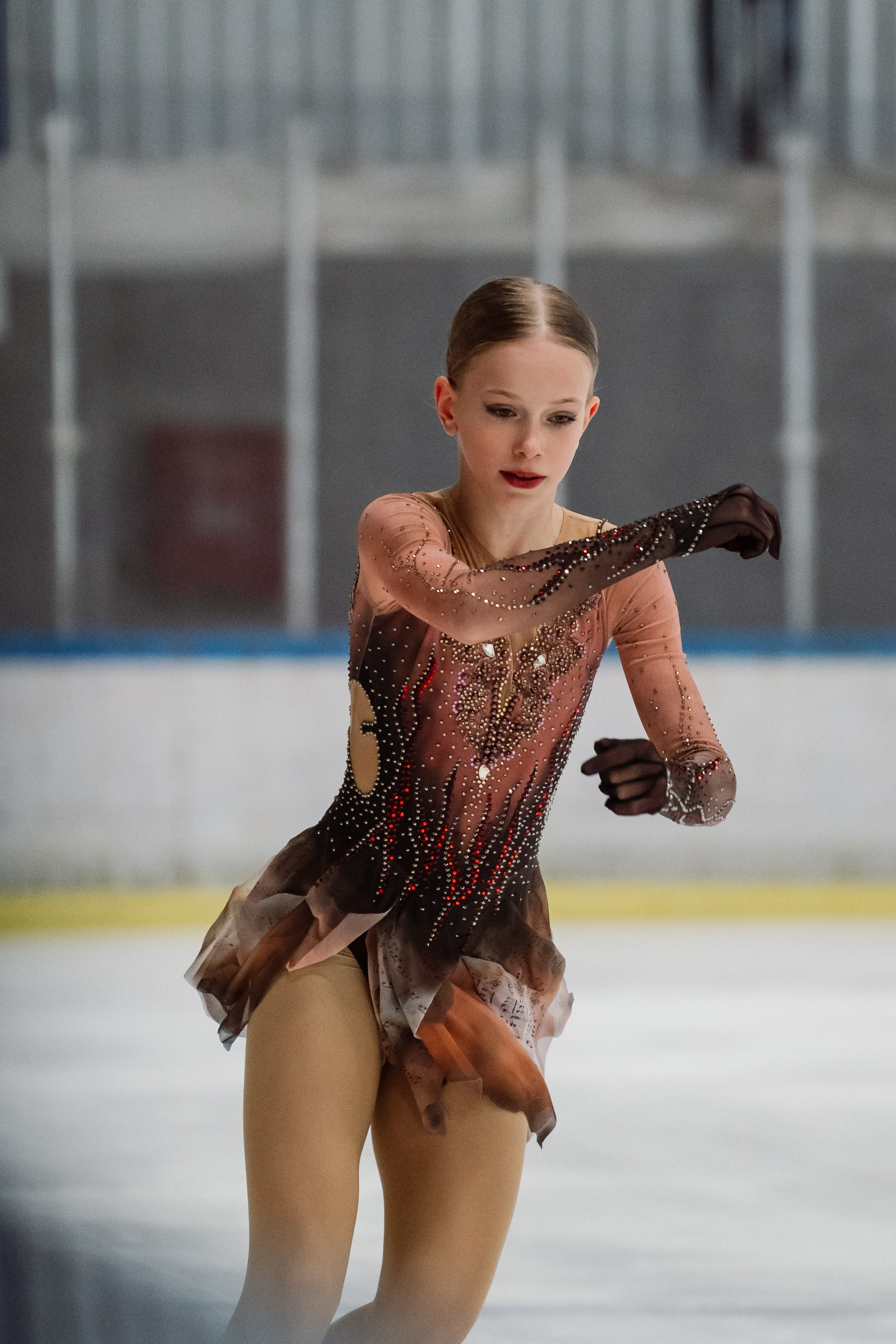 Первенство ДФО и СФО по фигурному катанию на коньках г. Искитим. Воробьева Ксения — Спортивный и танцевальный фотограф Новосибирск