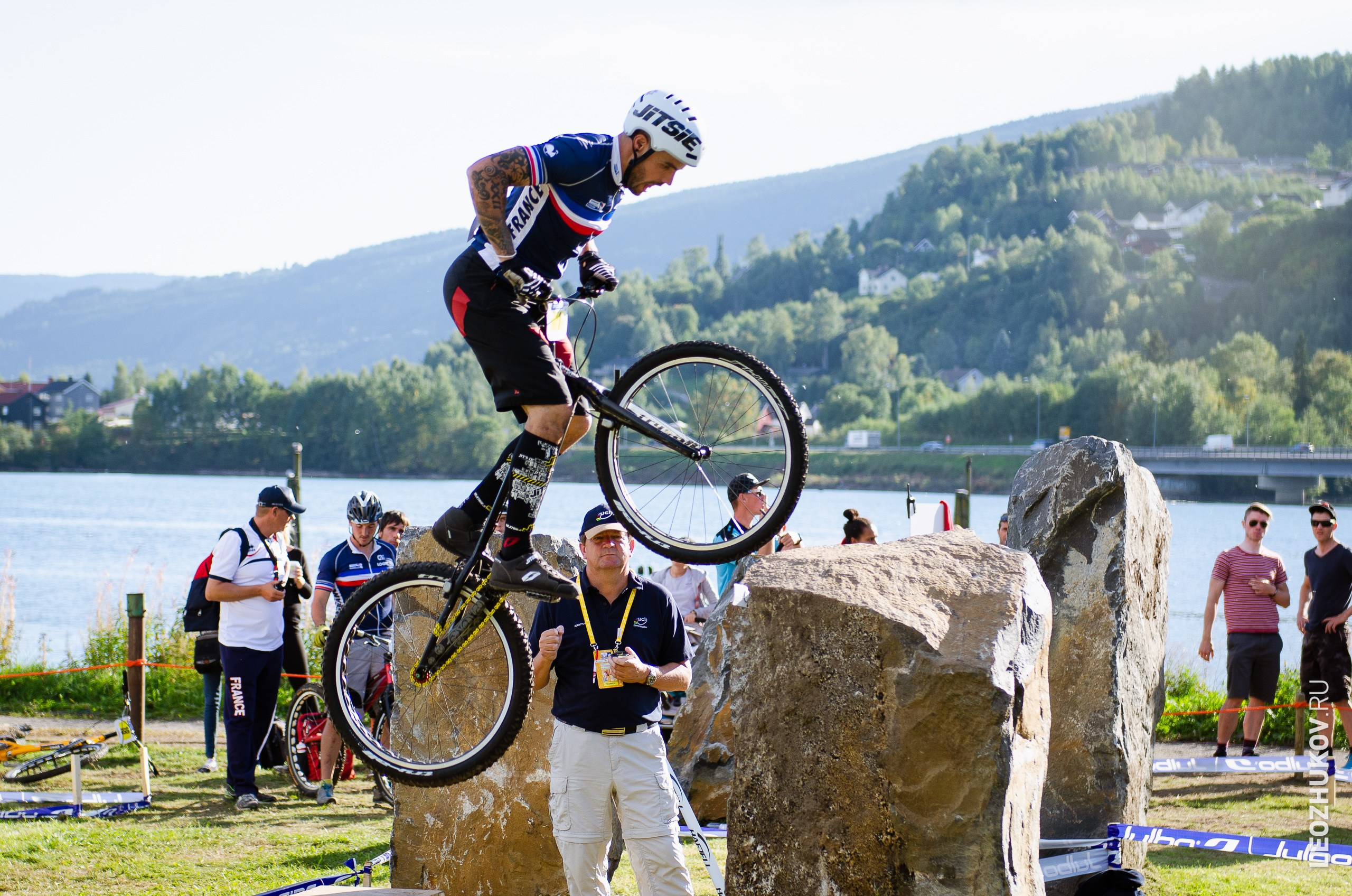 UCI Trials World Championships 2014. Sports photographer Leonid Zhukov