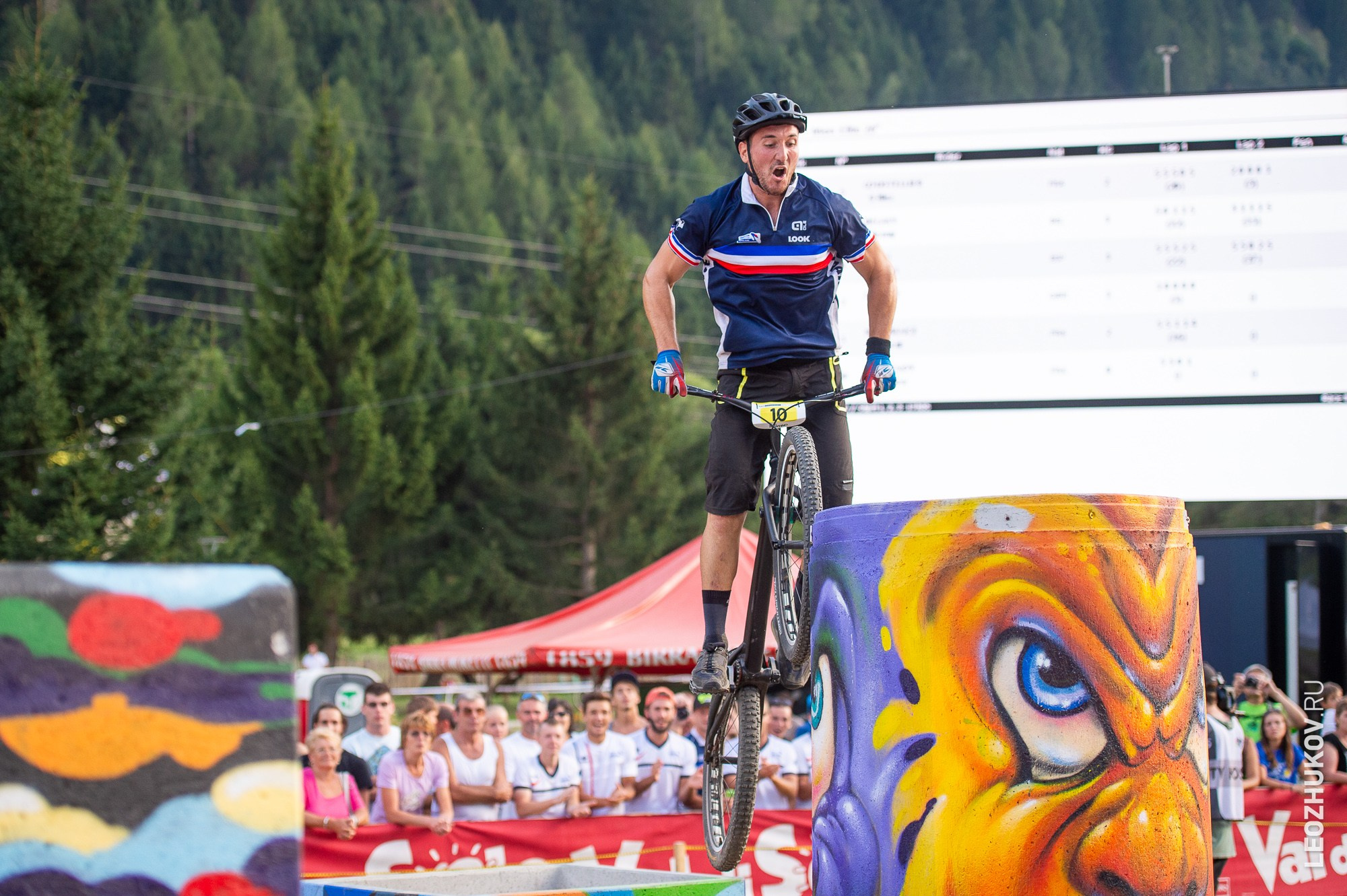 UCI Trials World Championships 2016 — finals. Sports photographer Leonid Zhukov