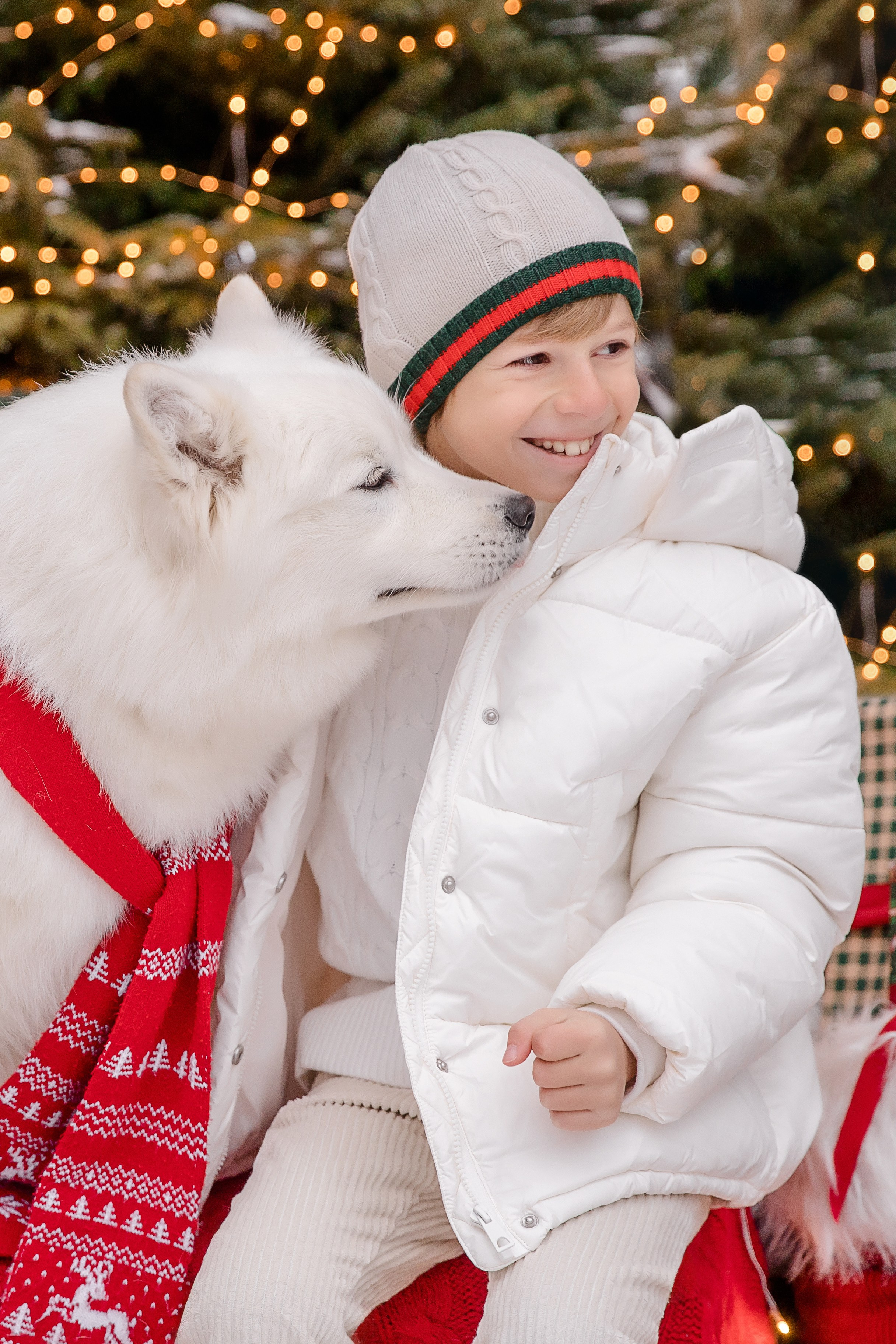 Новогодние фотосессии — уличные локации. Семейный и детский фотограф в Москве Вера Ускова