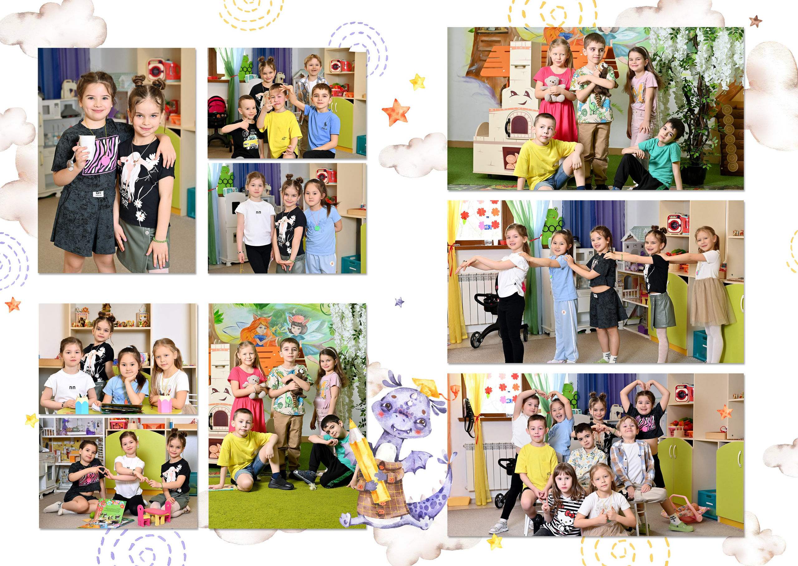 Выпускные альбомы для детского сада в Ростове-на-Дону. Школьный и семейный фотограф в Ростове-на-Дону