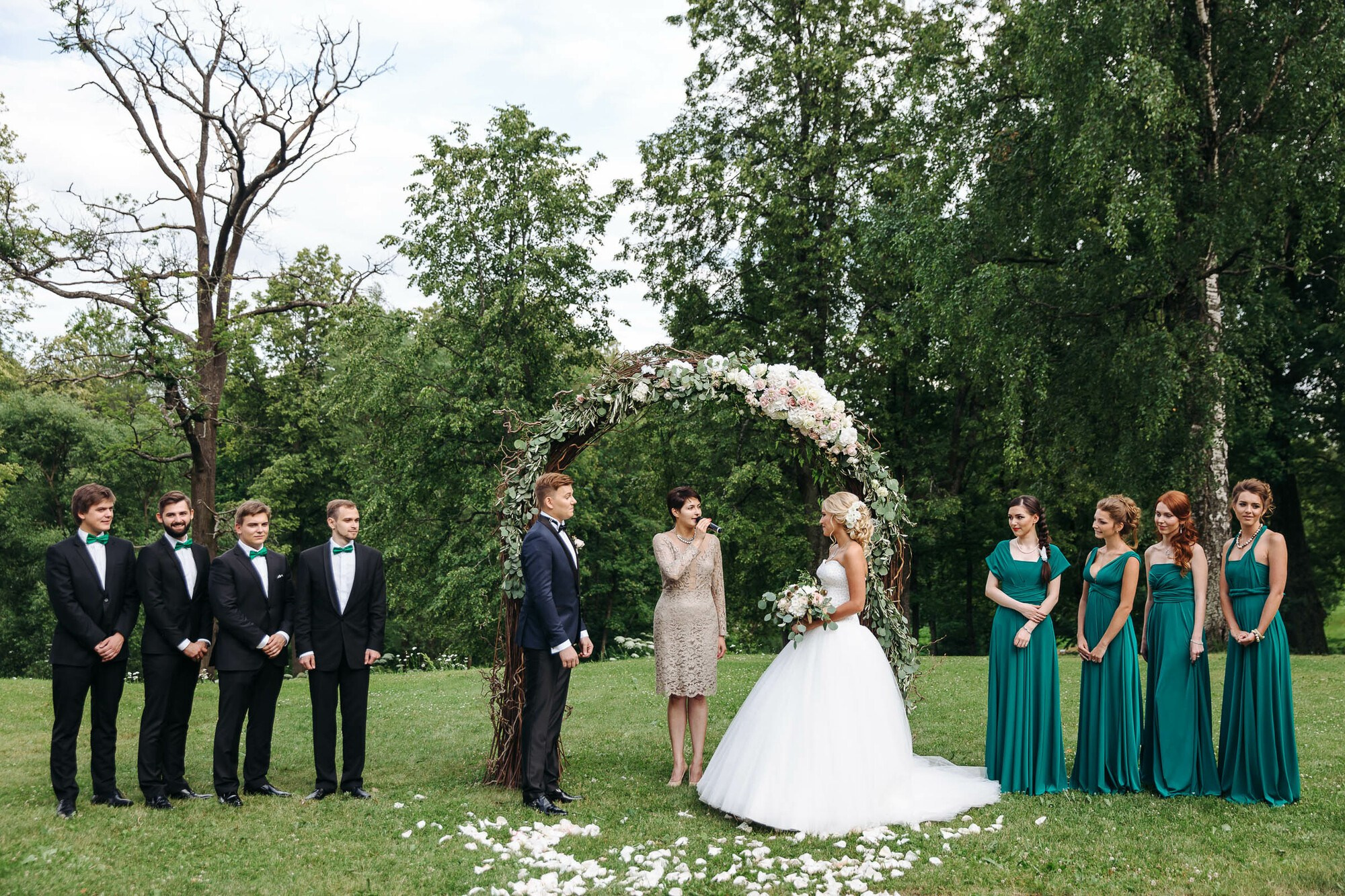 Стильная свадьба в крепости БИП. Свадебный фотограф в Санкт-Петербурге и Москве Андрей Нестеров