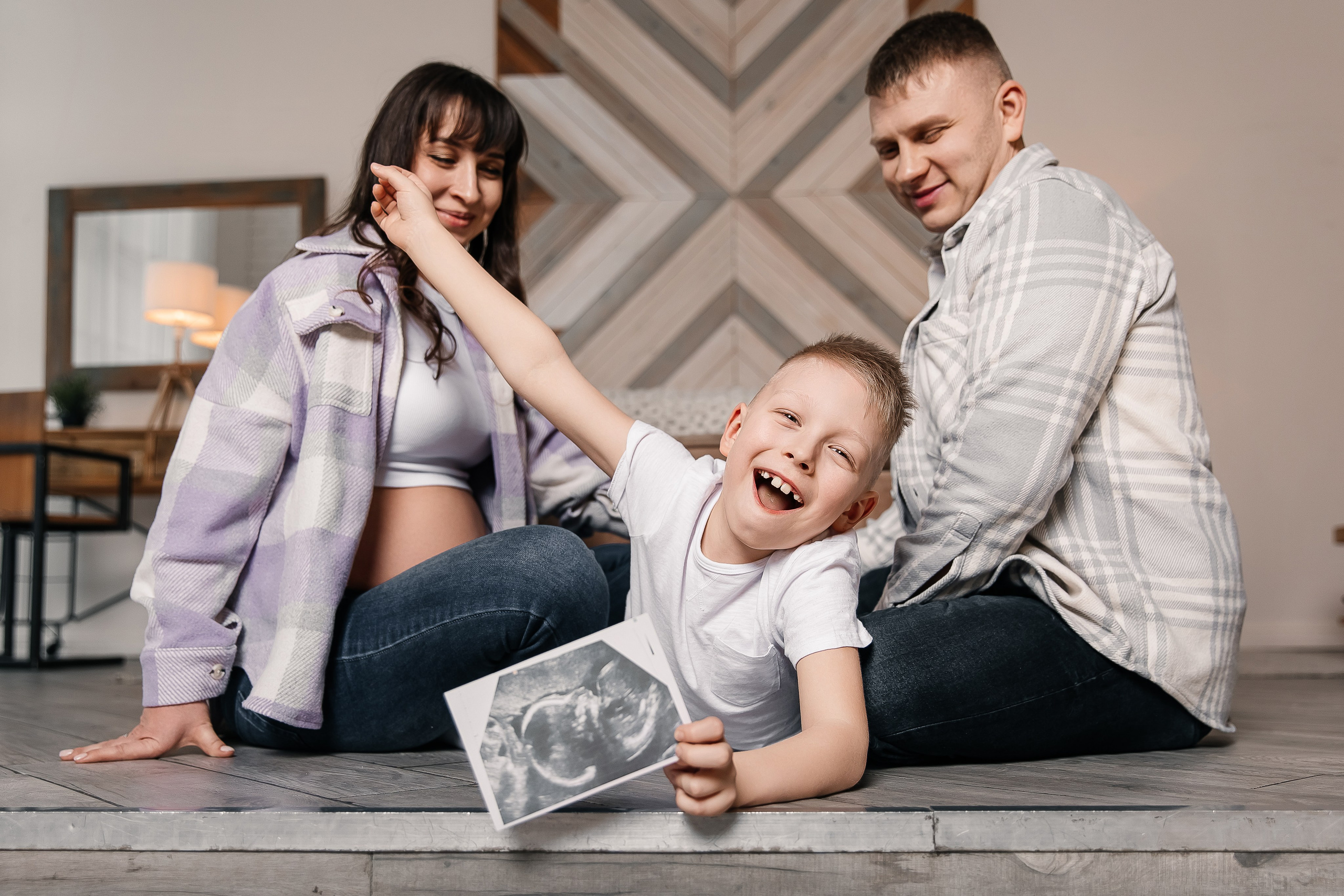 Ольга, Алексей и Артём в Cross Studio. Семейный и детский фотограф Комина Елена, Власиха, Одинцово