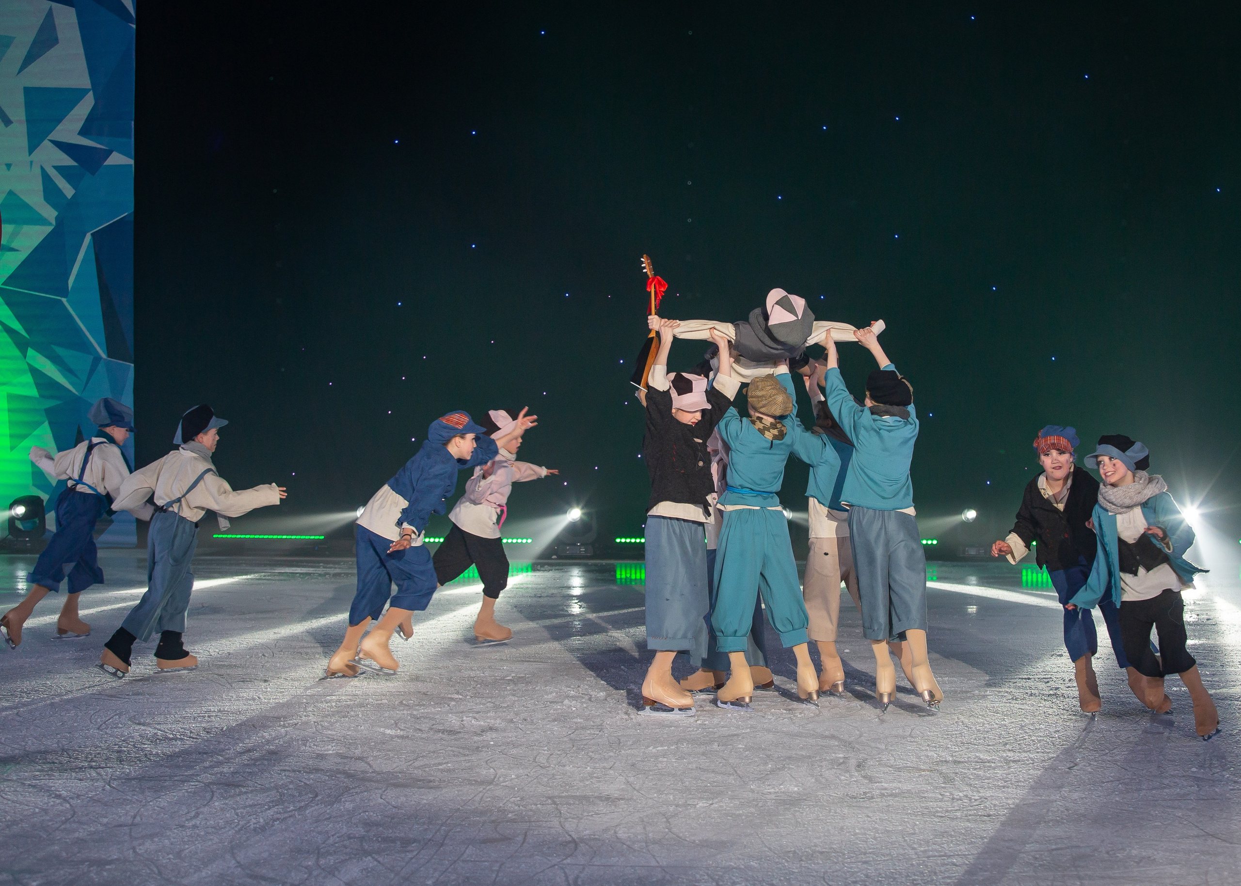 Отчетный концерт. Театр на льду АЛЕКО. Репортажный фотограф в Москве